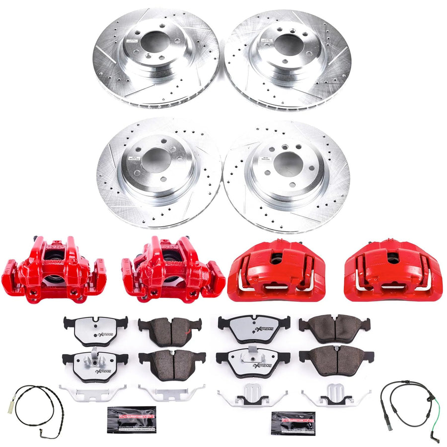 Power Stop Z26 KC6921-26 Front & Rear Street Warrior Brake Kit BMW