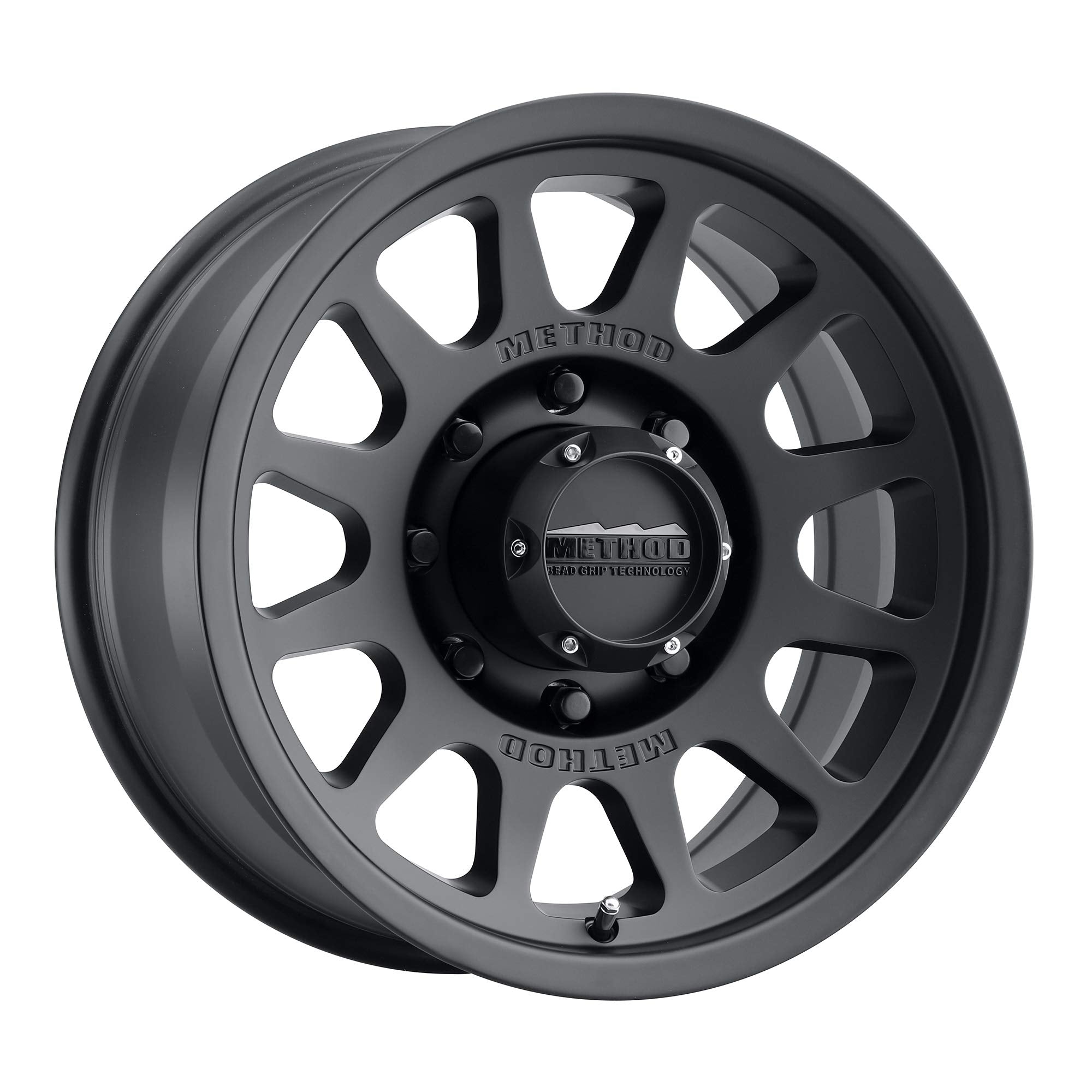 703 Method Race Wheels Matte Black 17x8.5" 8x6.5", 0mm offset 4.75" Backspace, MR70378580500