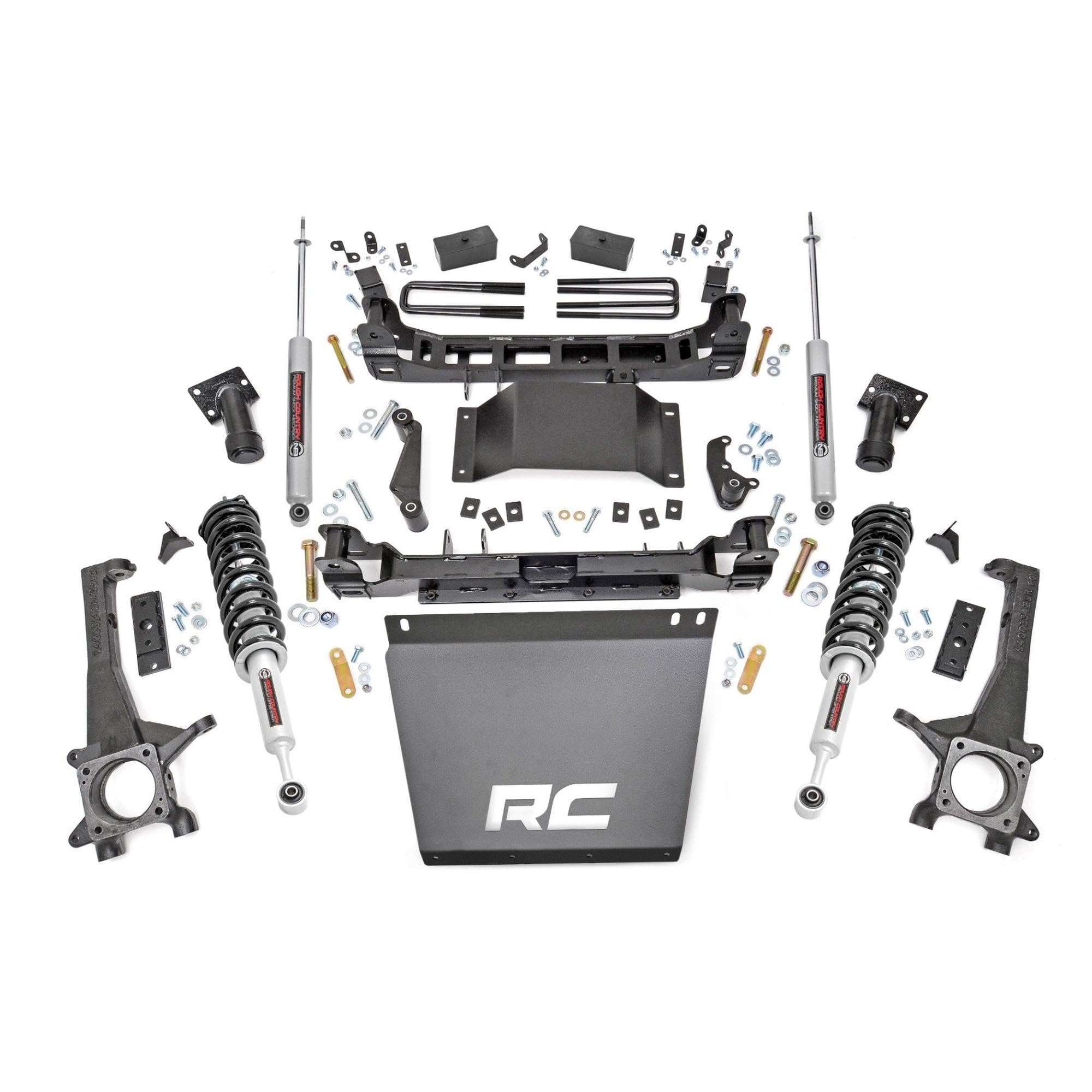 4" Rough Country Suspension Lift Kit w/N3 Struts for 16-23 Toyota Tacoma - 75731