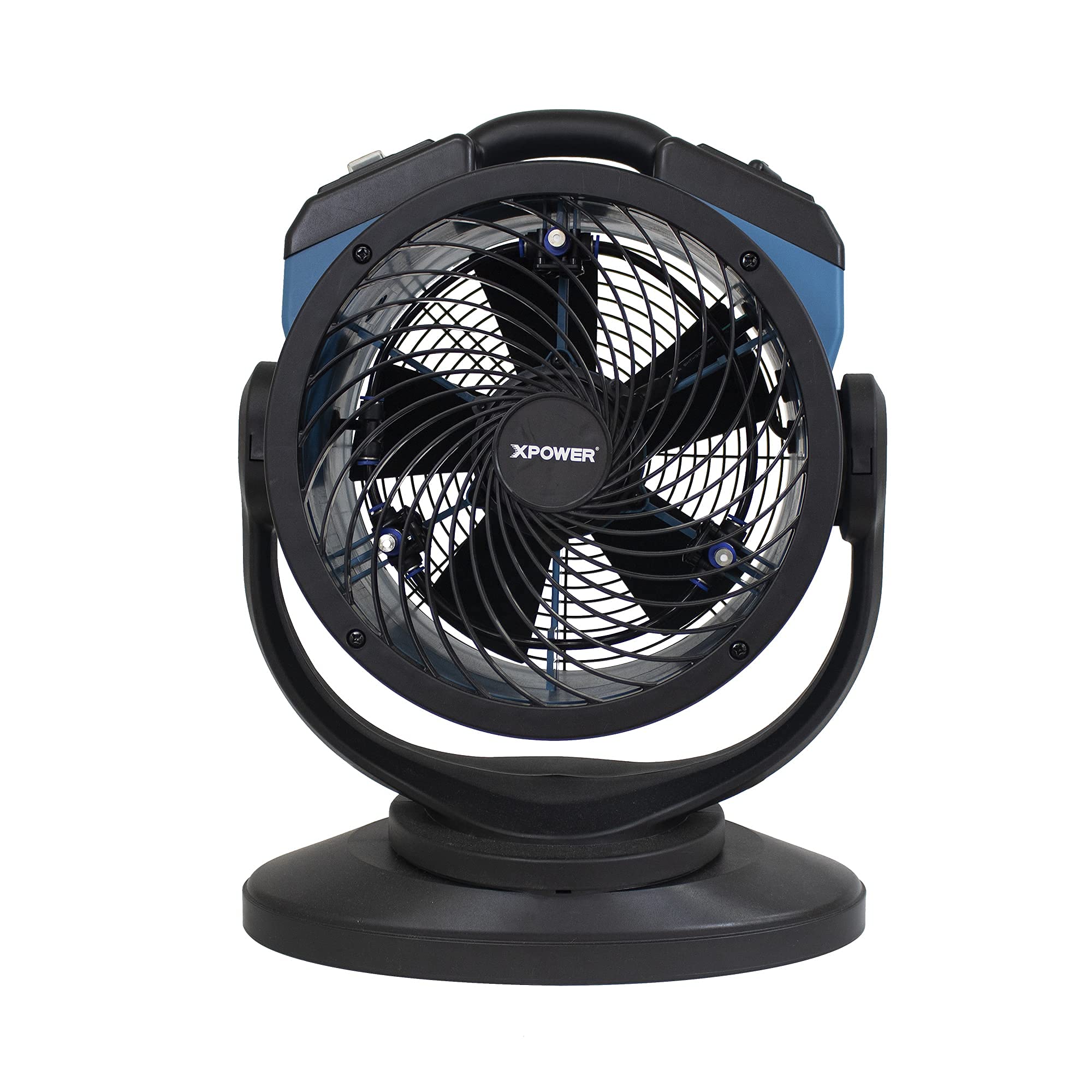 Misting Fan XPOWER FM-68, Outdoor Cooling, Oscillating, Heavy Duty, Powerful, High Velocity, 3-Speed, Ideal for Camping, Patios, Picnics, & More, 15 In