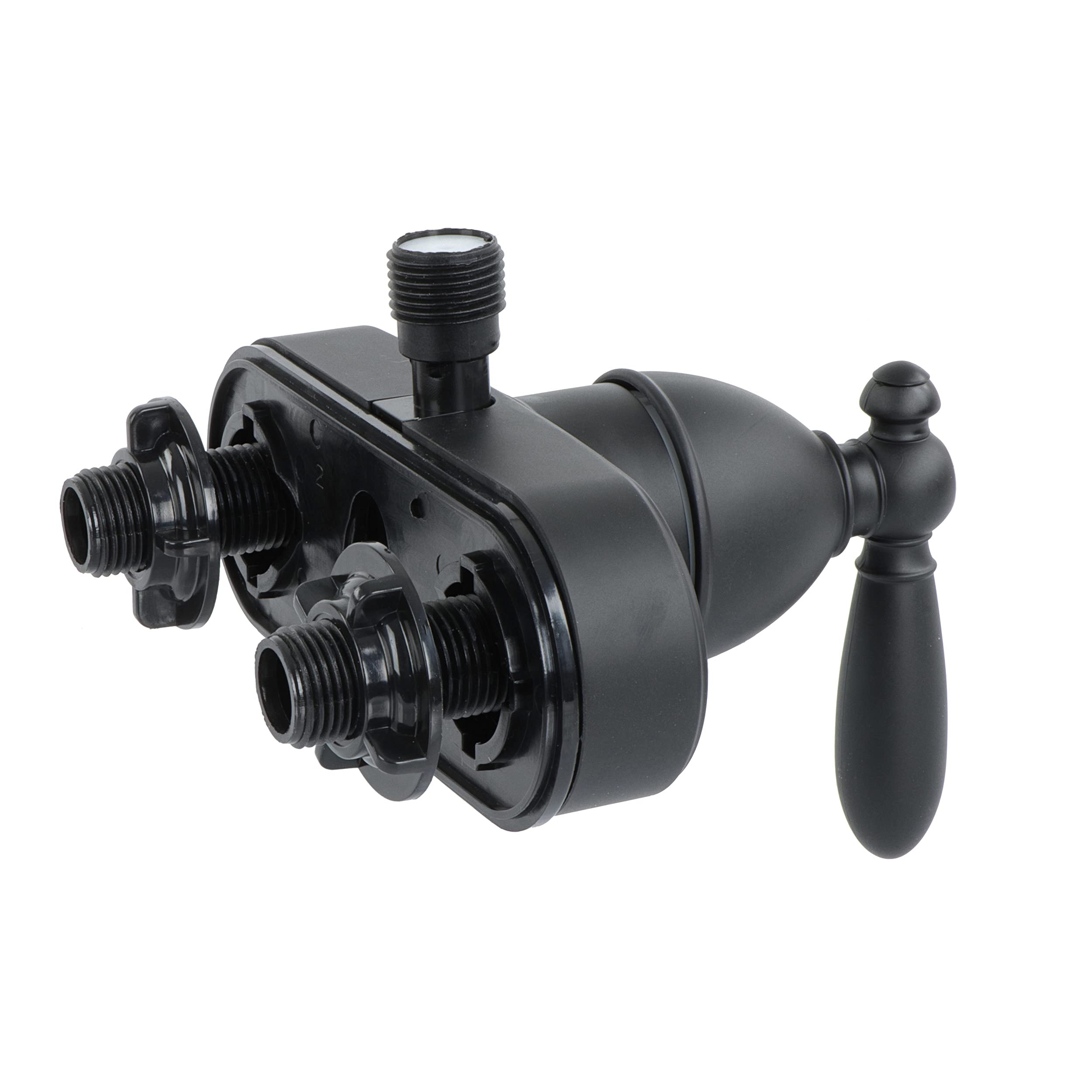 Empire Faucets 4" Single Lever Shower Valve U-YSL53BMTLVR-E with Decorative Lever Handle & Vacuum Breaker - Black Matte