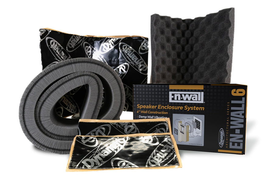 Dynamat En-Wall Speaker System Enclosure – Reduces Vibration & Projects Clearer Sound into Your Room – Easy Install – for 6 Inch Walls – Made in USA
