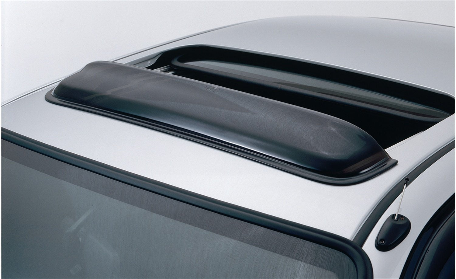 Windflector Auto Ventshade / Sun Roof Deflector | Fits 2019 - 2024 models up to 38.5" Wide Sunroof, 1 pc. | Smoke - 77004