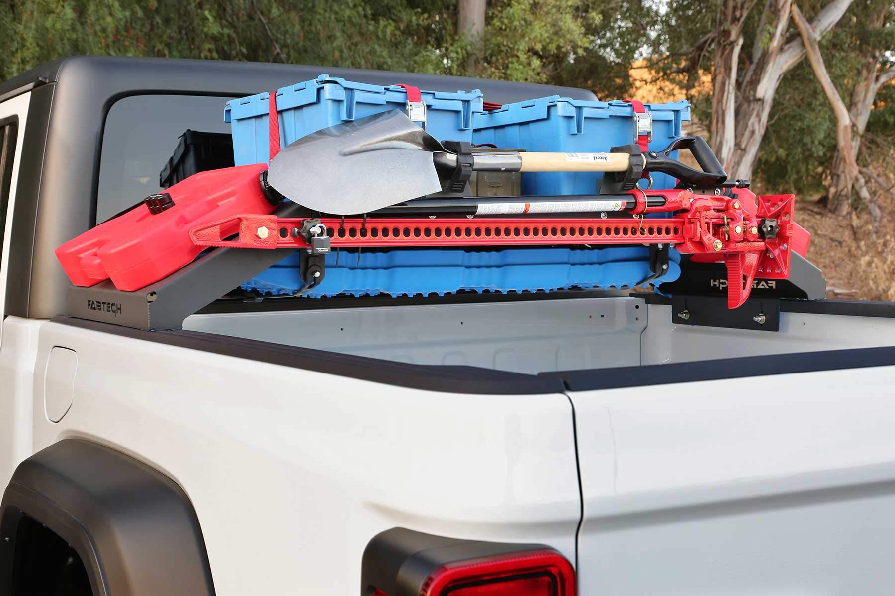 Cargo Rack Fabtech FTS24265 Traction Board Mount Kit Mount Only Cargo Rack Traction Board Mount Kit