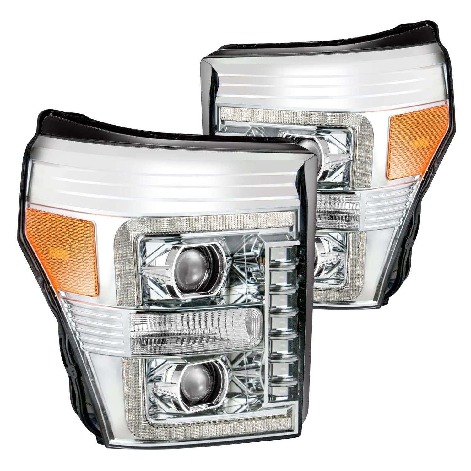 880145 AlphaRex USA LUXX Series Projector Headlights fits Ford F-250 Super Duty