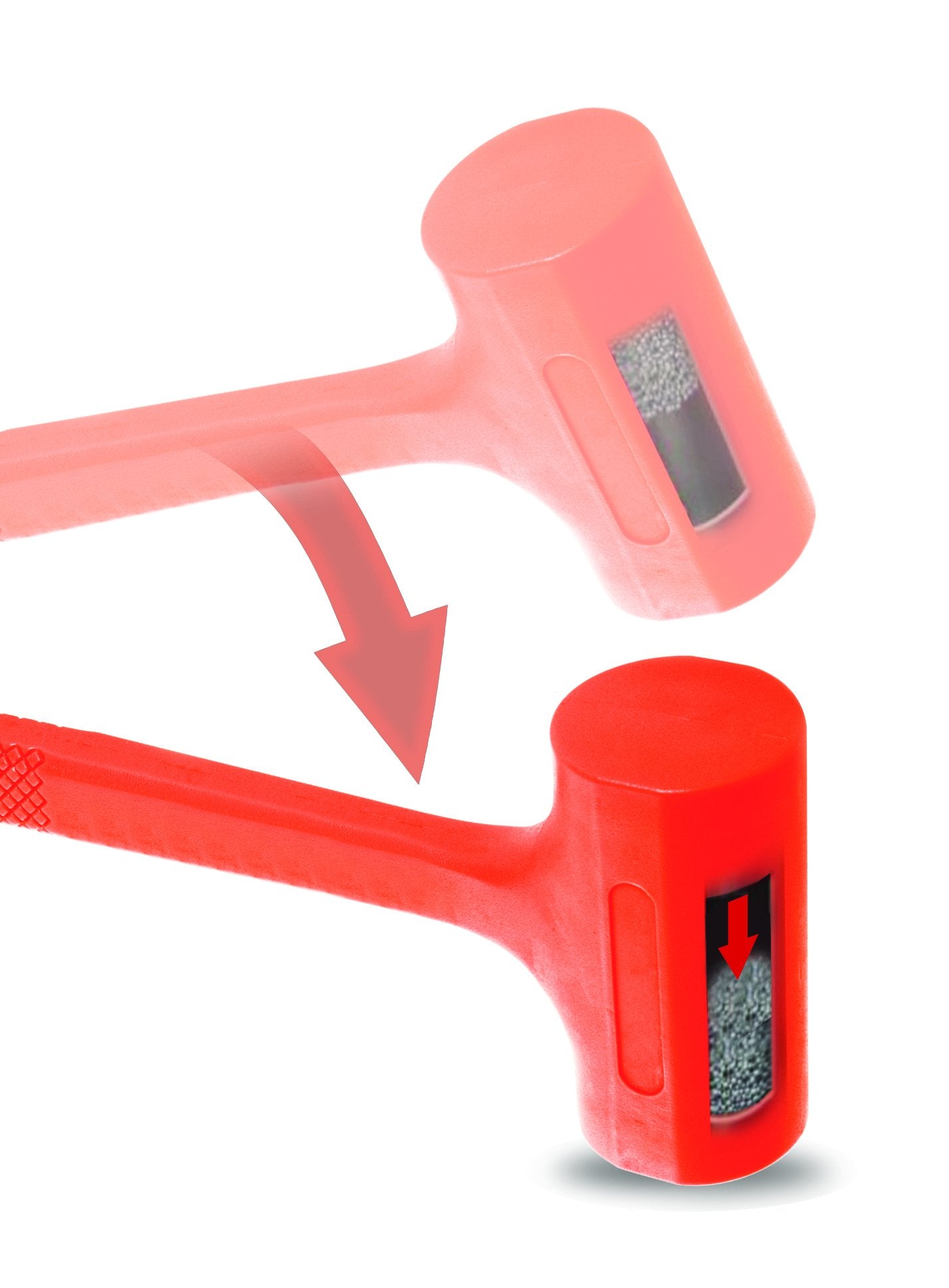 M7216 Performance Tool 16-Ounce High-Visual Dead Blow Hammer - 16oz