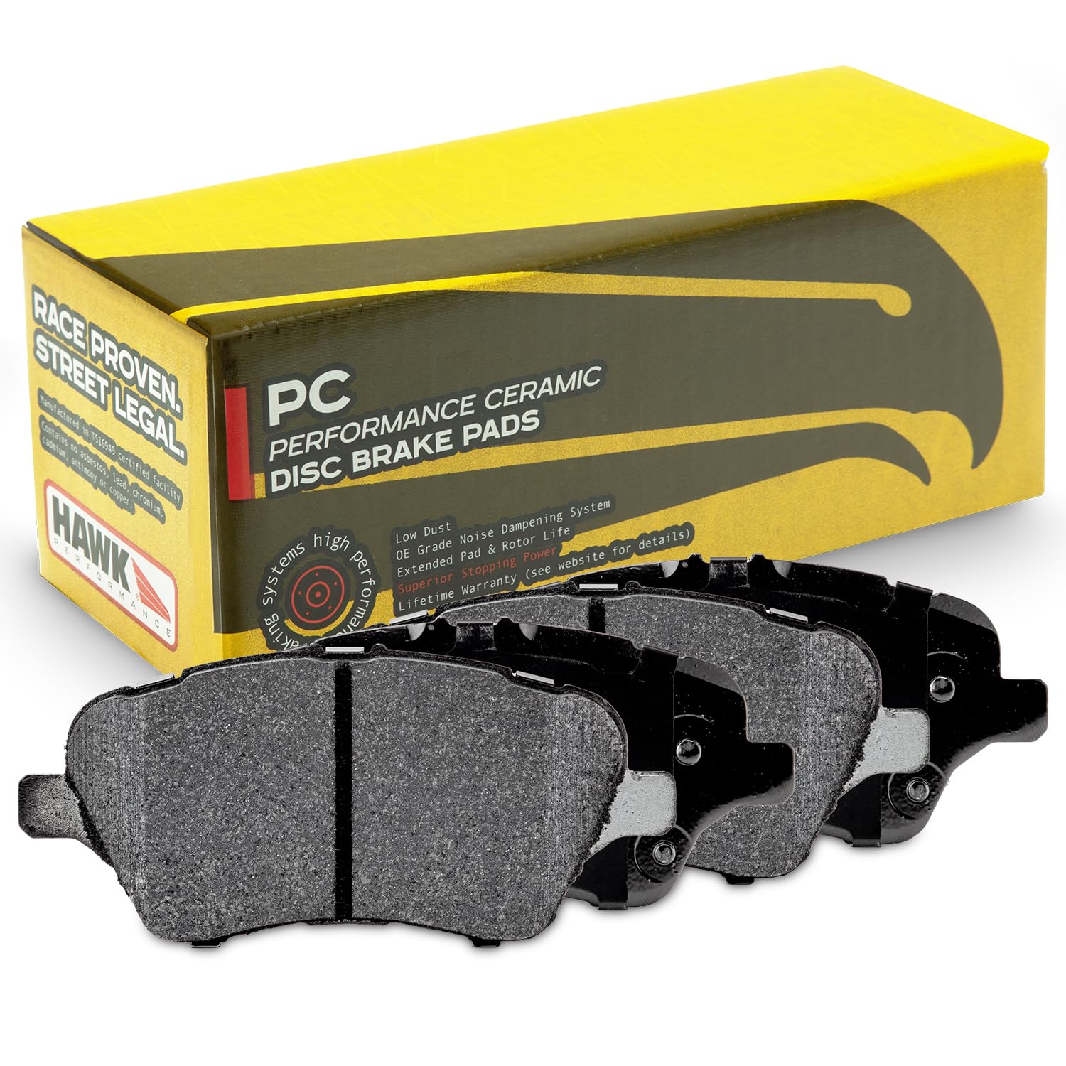Hawk Performance Performance HB725Z.650 Ceramic Street Brake Pads