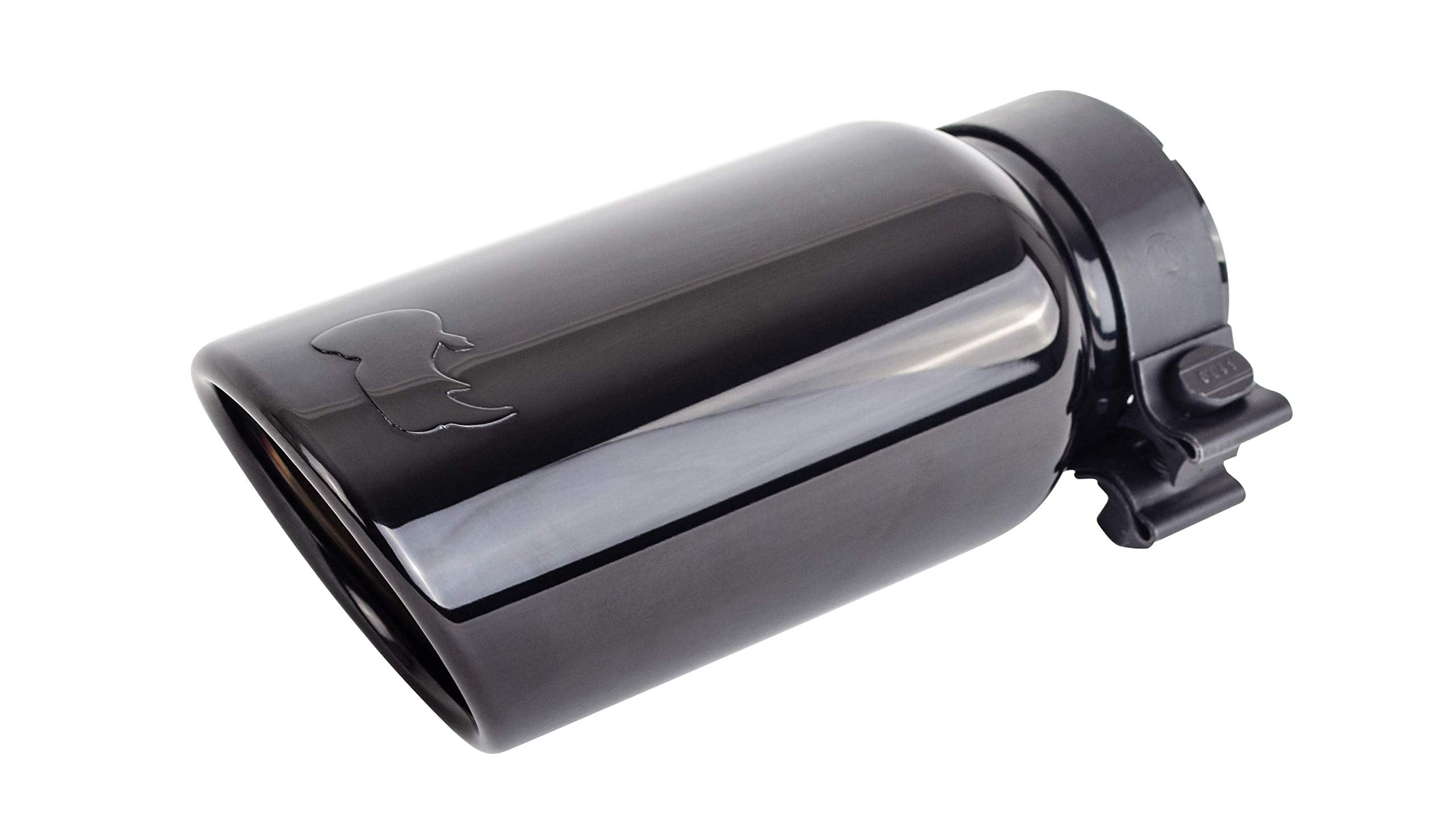 Exhaust Tip Go Rhino | Black Chrome, Stainless Steel | GRT3414BC | Fits 4" Diameter Exhaust Tubes