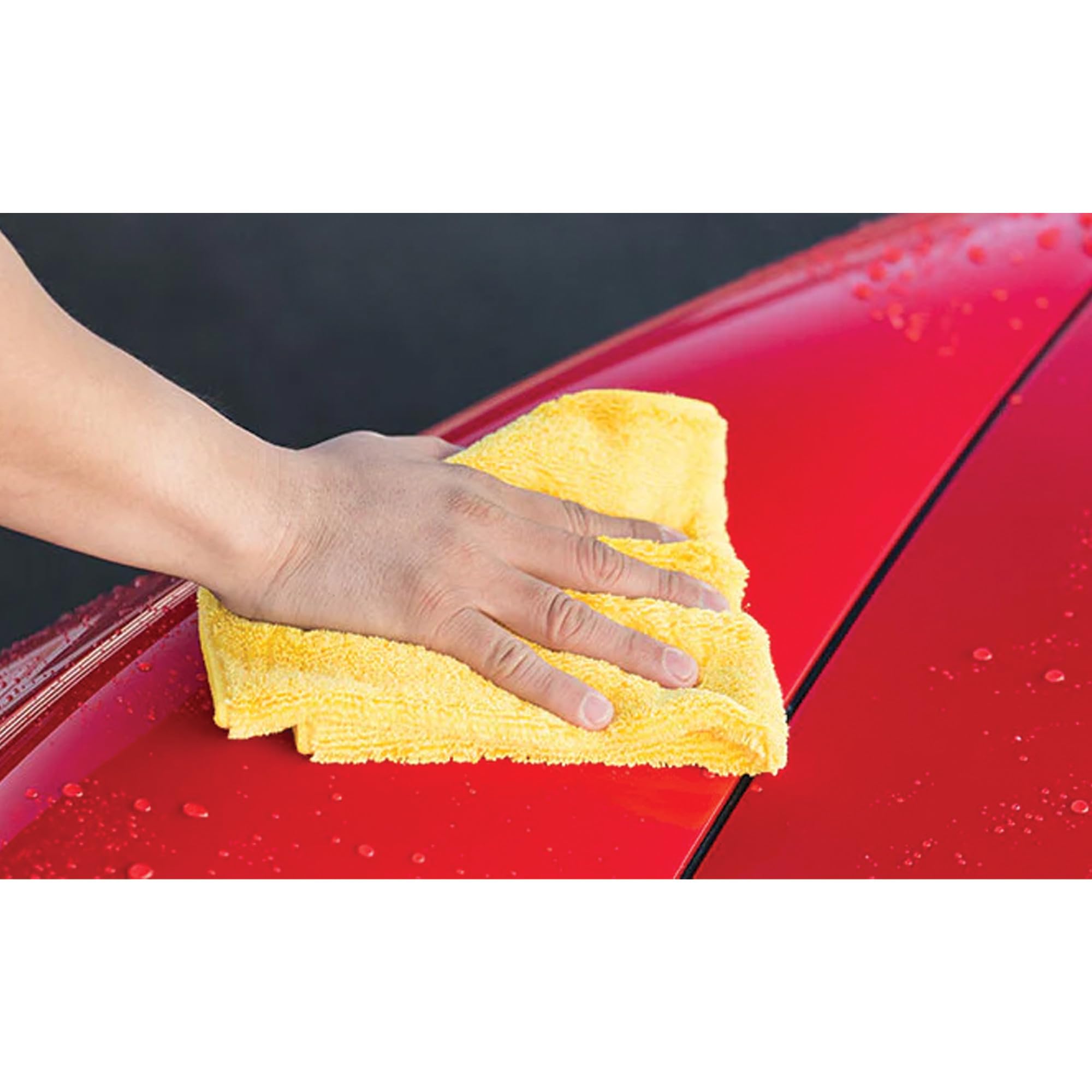 12 Pack Performance Tool W1482 Microfiber Towels, 12 x 16 Inches (30cm x 40 cm), Textured, Nonabrasive, Machine Wash and Dry, for Detailing, Washing, Dusting, Polishing, and Wiping Glass