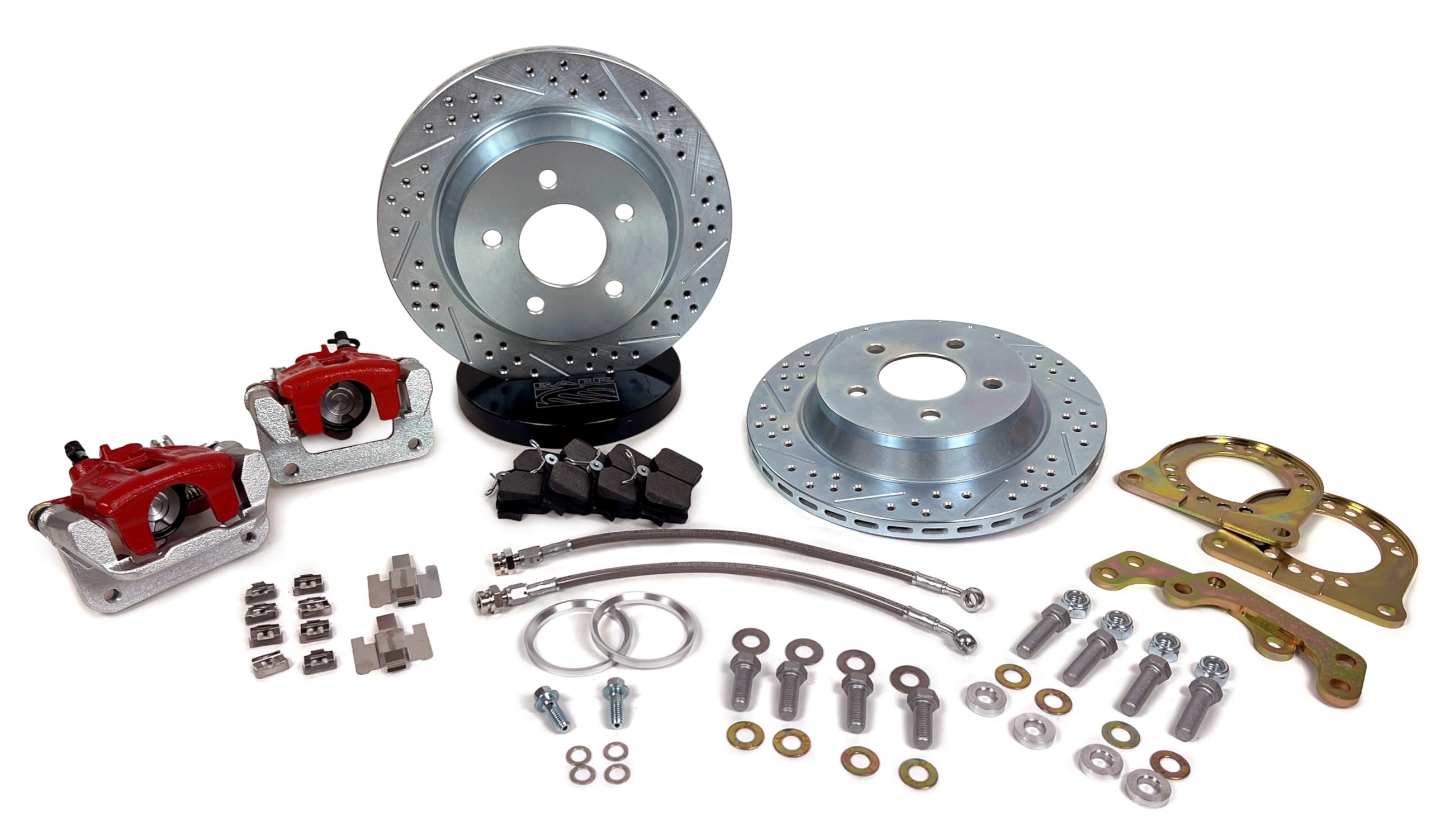 11.65" Clsc Brake Sys Rr Red Ford 9" Baer Brakes (4262745R)