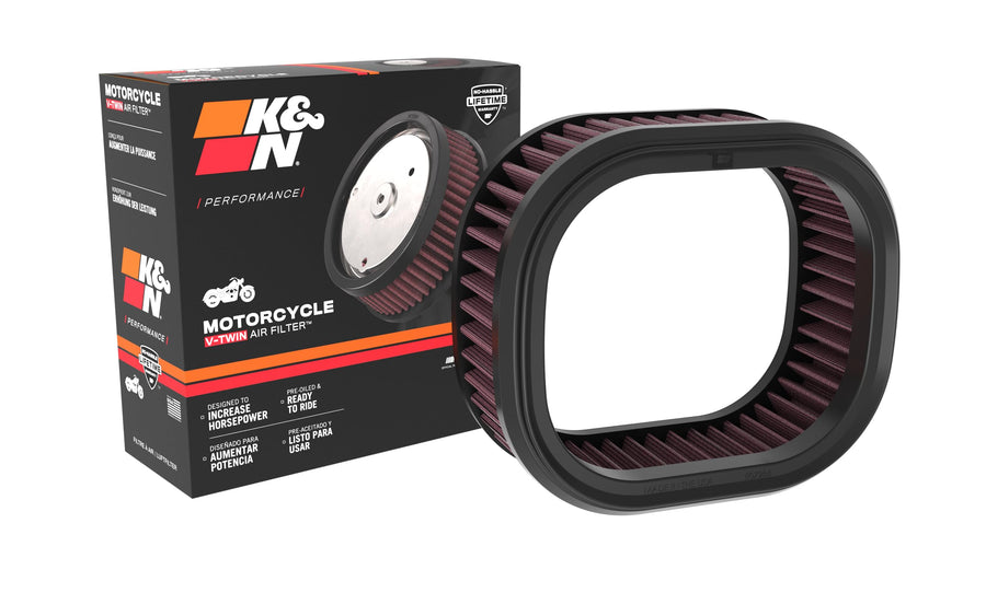 K&N Engine Air Filter: Premium, High Performance, Powersport Air Filter: Compatible with 2022 Indian Chief/Chief Boober Dark Horse/Dark Horse/Super Chief, PL-1822