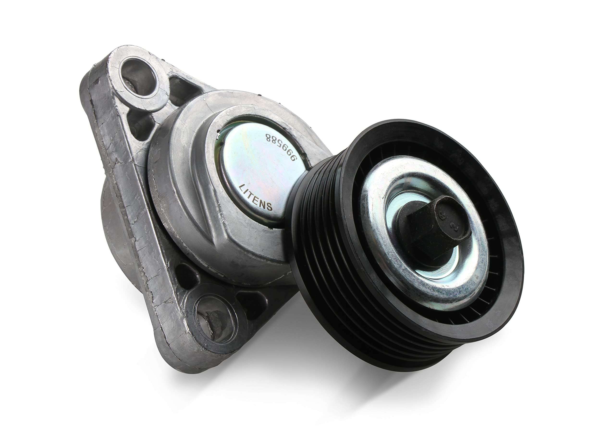Holley Complete LS Swap Front Accessory Serpentine Drive System | Mid-Mount with Water Pump, Alternator & Power Steering | Gen III/IV 4.8/5.3/LS1/LS2/LS3/LS6 Black Finish 20-186BK