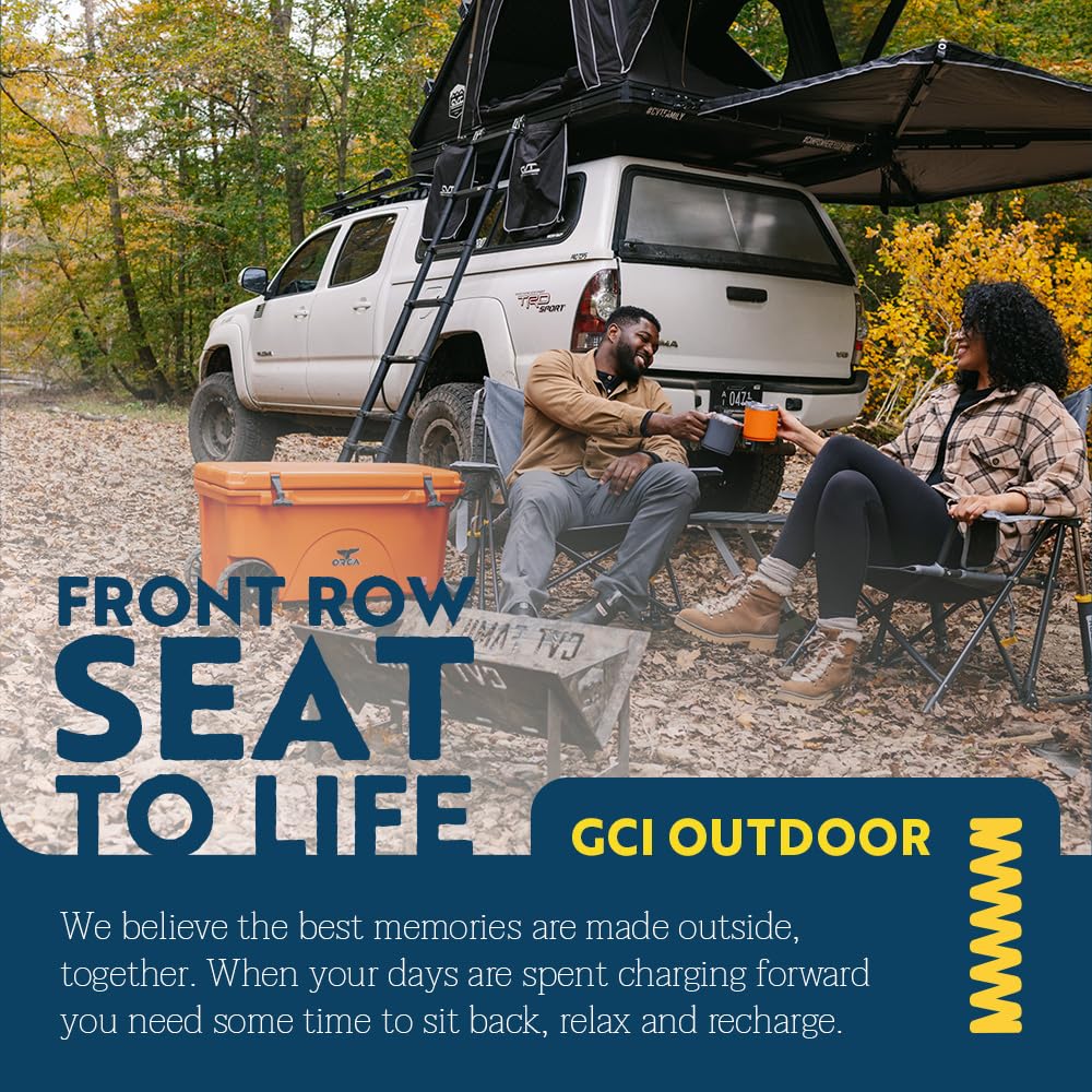 GCI Outdoor Rocking Chair Kickback with Beverage Holder Outdoor