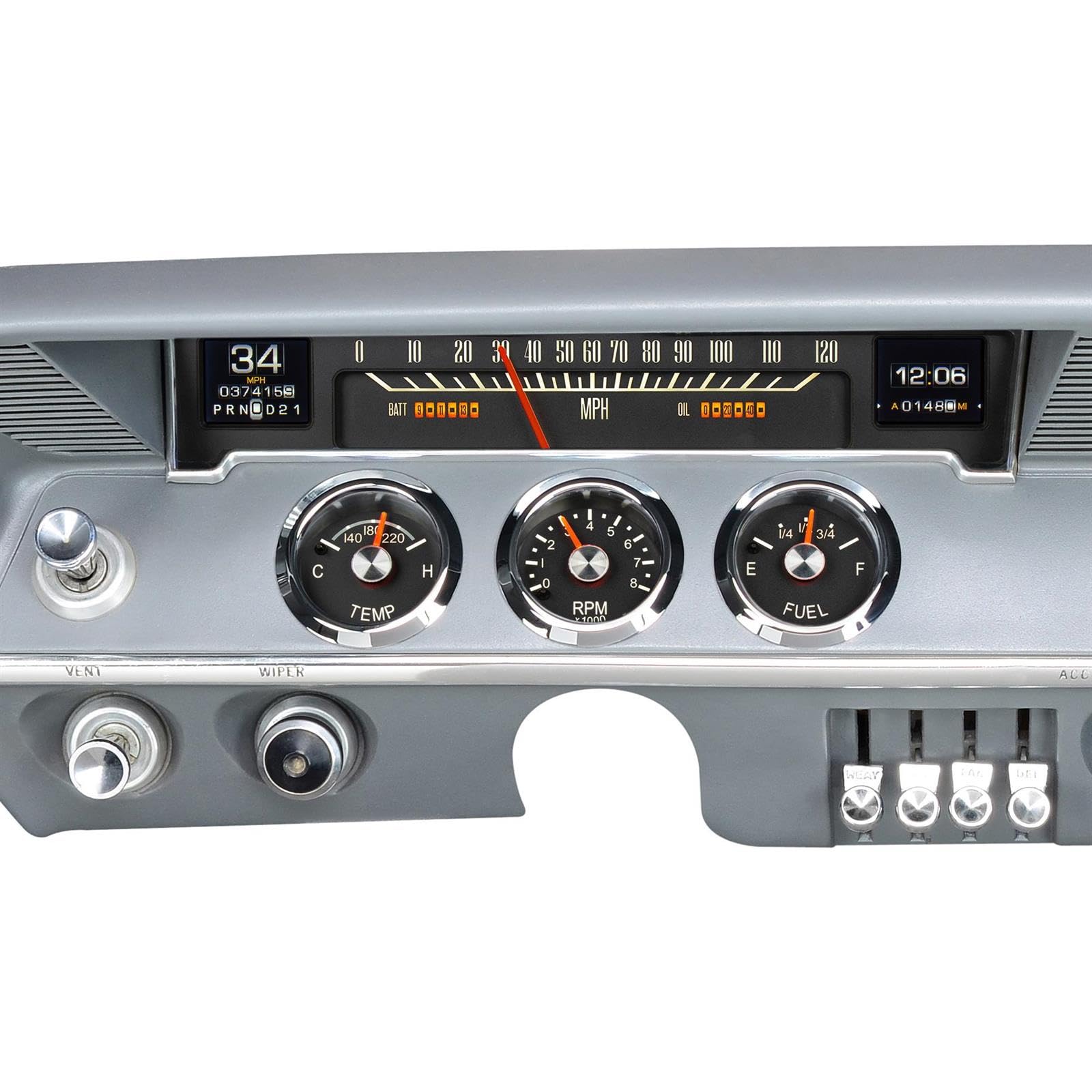 Dakota Digital Compatible with RTX-61C-IMP-X 1961-62 Chevy Impala Retrotech Gauge Instrument System