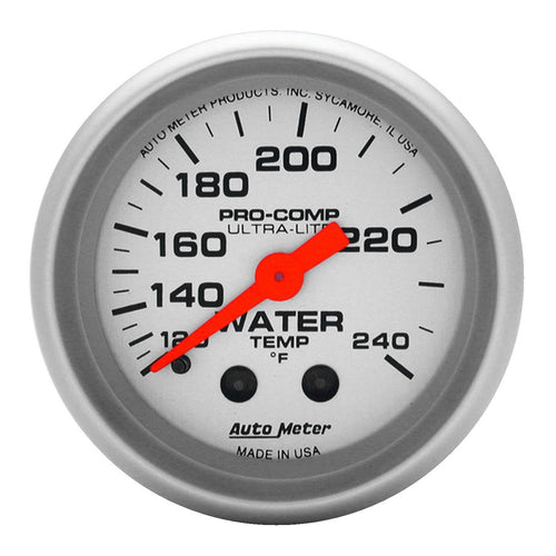 Ultra-Lite Auto Meter Mechanical Water Temperature Gauge 4333