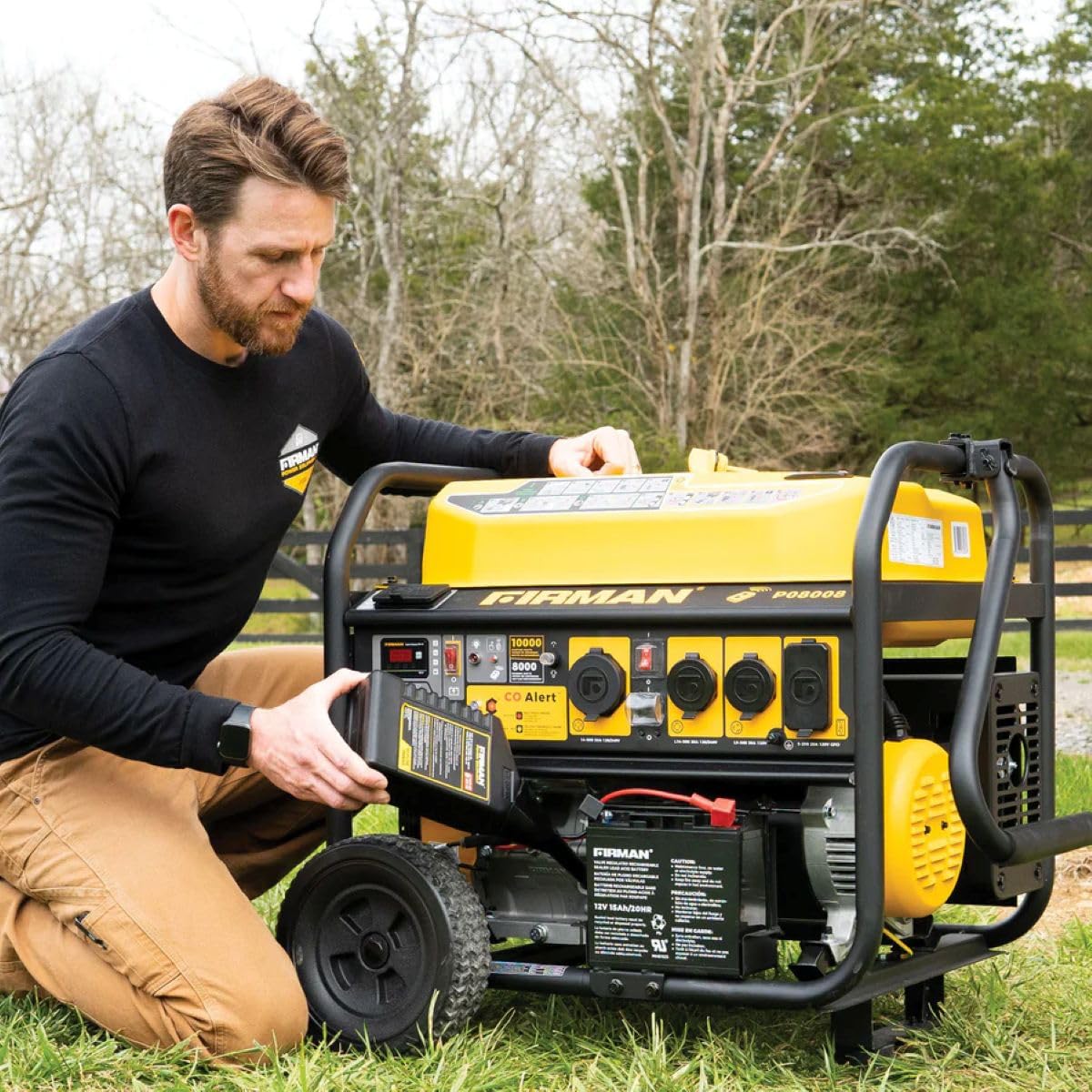 10000W FIRMAN P08008 Remote Generator - Quantity 1