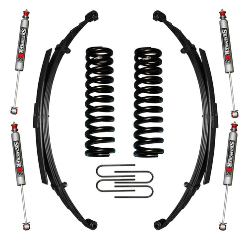 Suspension Lift Kit w/Shock Skyjacker 176BKS-M Incl. Front/Rear Springs 6 in. Lift w/Shock M95 Performance Shocks Rear U Bolt Kit