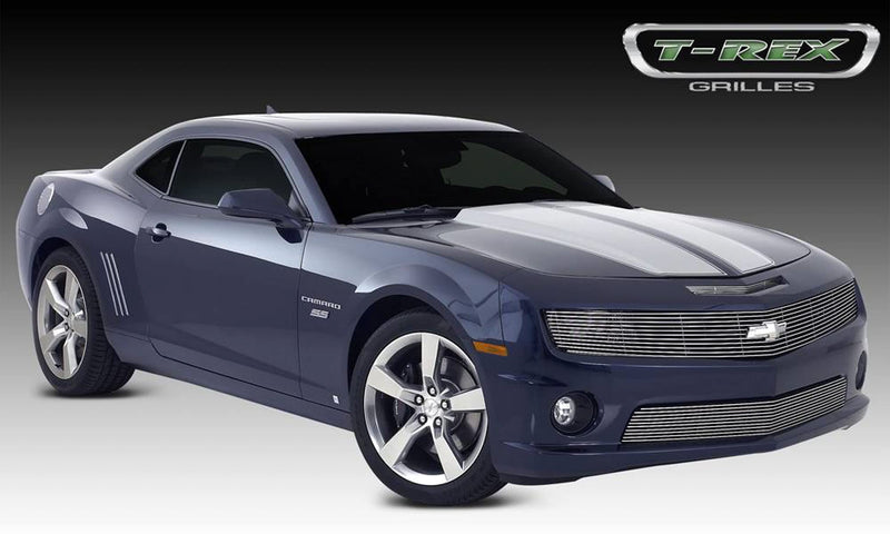 20027 T-REX Grilles Horizontal Aluminum Polished Finish Billet Phantom Grille Overlay for Chevrolet Camaro
