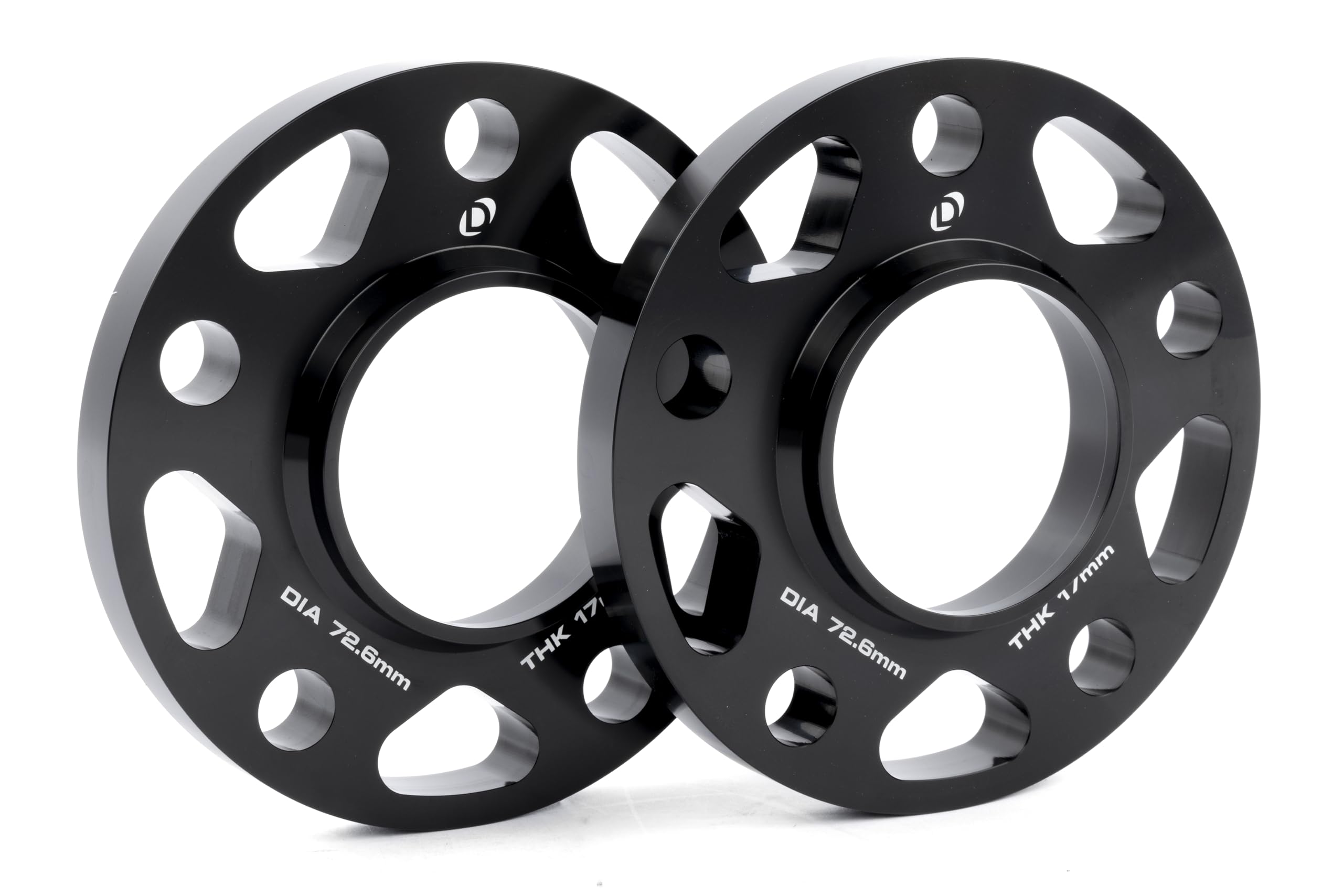 Dinan Wheel Spacers D210-2042 5x120 Bolt Circle - 72.6mm Center Bore - 17mm Thick - Pair
