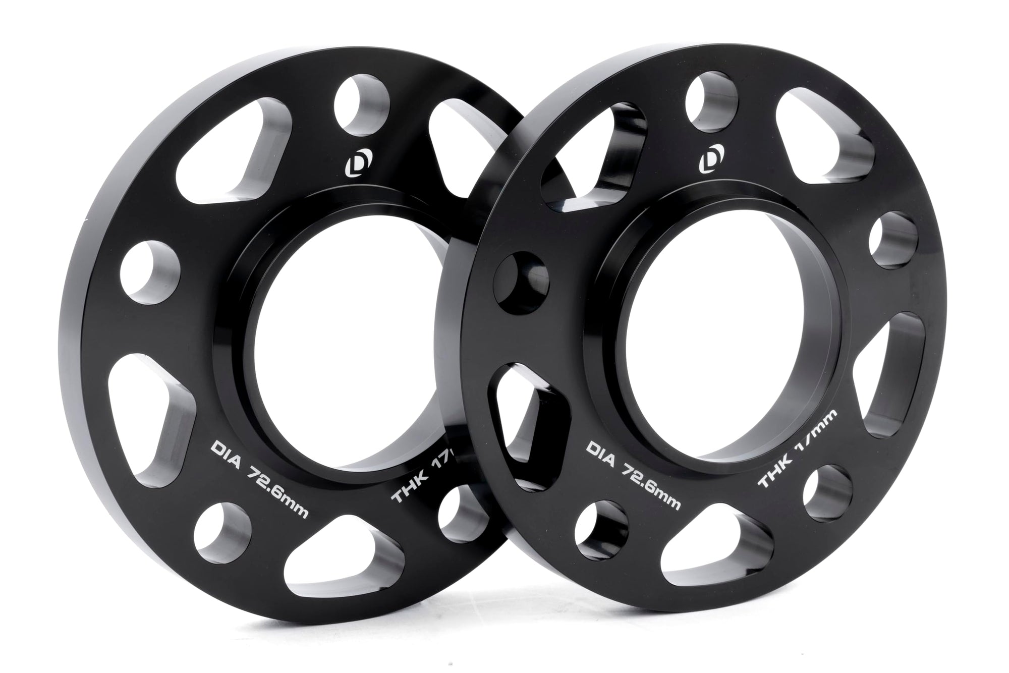 Dinan Wheel Spacers D210-2042 5x120 Bolt Circle - 72.6mm Center Bore - 17mm Thick - Pair