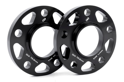 Dinan Wheel Spacers D210-2042 5x120 Bolt Circle - 72.6mm Center Bore - 17mm Thick - Pair