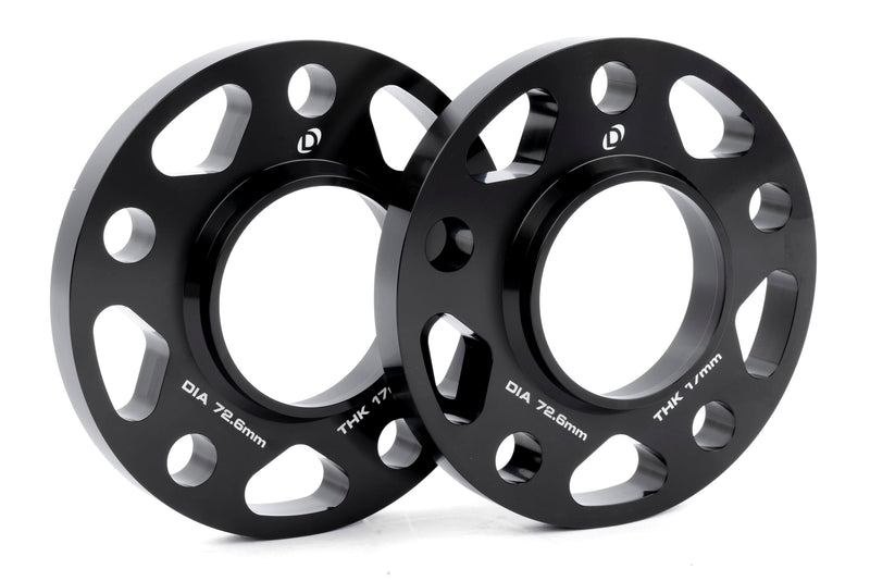 Dinan Wheel Spacers D210-2042 5x120 Bolt Circle - 72.6mm Center Bore - 17mm Thick - Pair