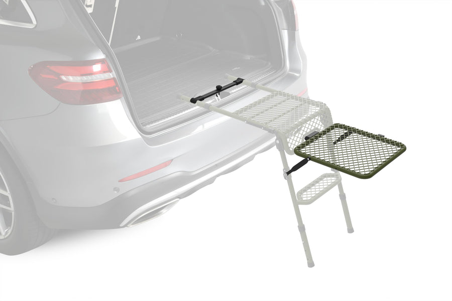 3D MAXpider Tire Step (6127A-AG) Table Extension Kit - Includes Extension Table, Trunk Connector, Carry Bag, for Additional Space, Extra Convenience, Camping - Army Green (NO TIRE Step)
