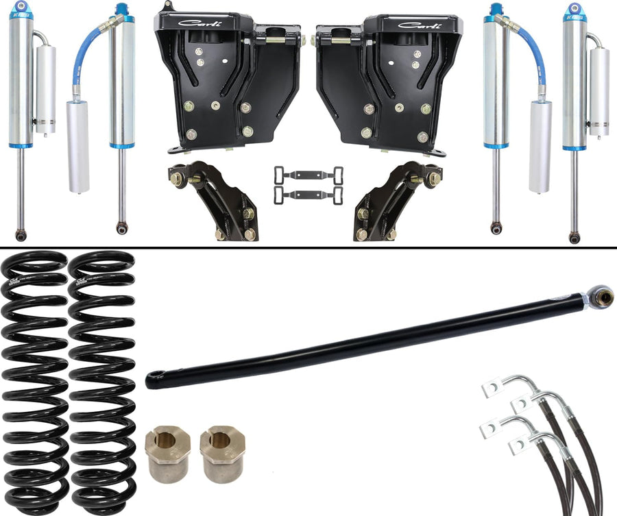 Dominator Carli Leveling System, Base, 2.5” Lift, 2008-10 Ford F250/F350, Diesel