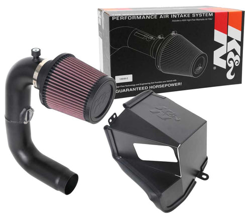 K&N Cold Air Intake Kit: Guaranteed to Increase Horsepower up to 17HP & Increase Acceleration, Compatible with 2.0L, H4, 2018-2019 SUBARU (WRX), 69-8011TTK