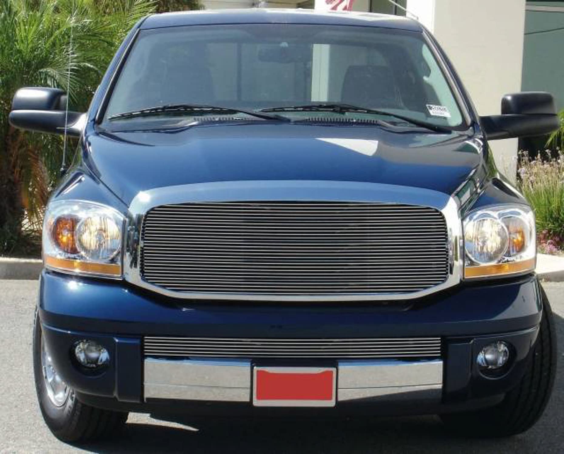 Dodge T-Rex Billet Grille, Polished, 1 Pc, Insert - PN #20468