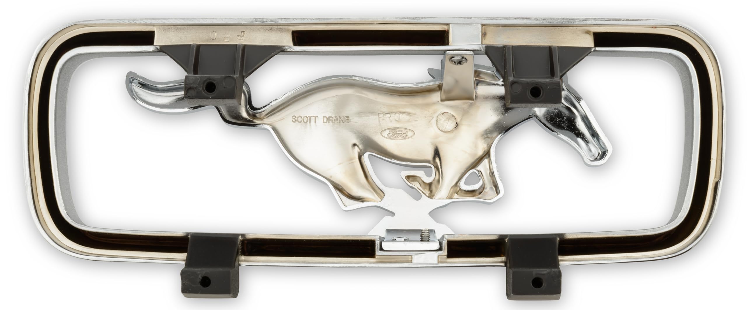 C6ZZ-8213-A Scott Drake 1966 Standard Grille Corral & Horse