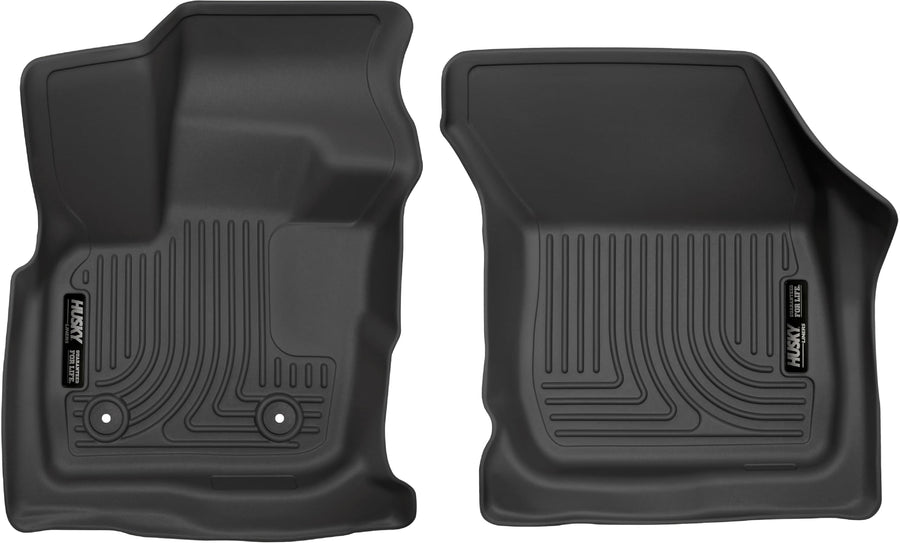 Weatherbeater Husky Liners Floor Mats | Fits 2017-2020 Ford Fusion; 2017-2020 Lincoln MKZ | Front Row, 2-pc Black - 13421