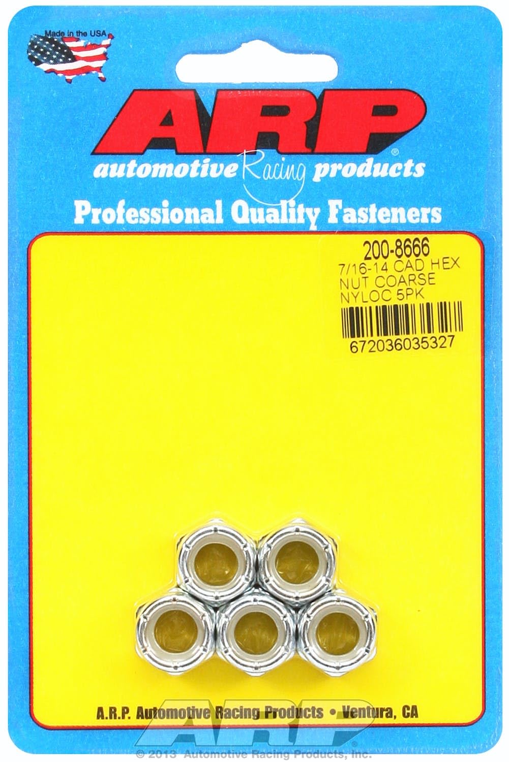 Hex Nut Kit ARP (200-8666)