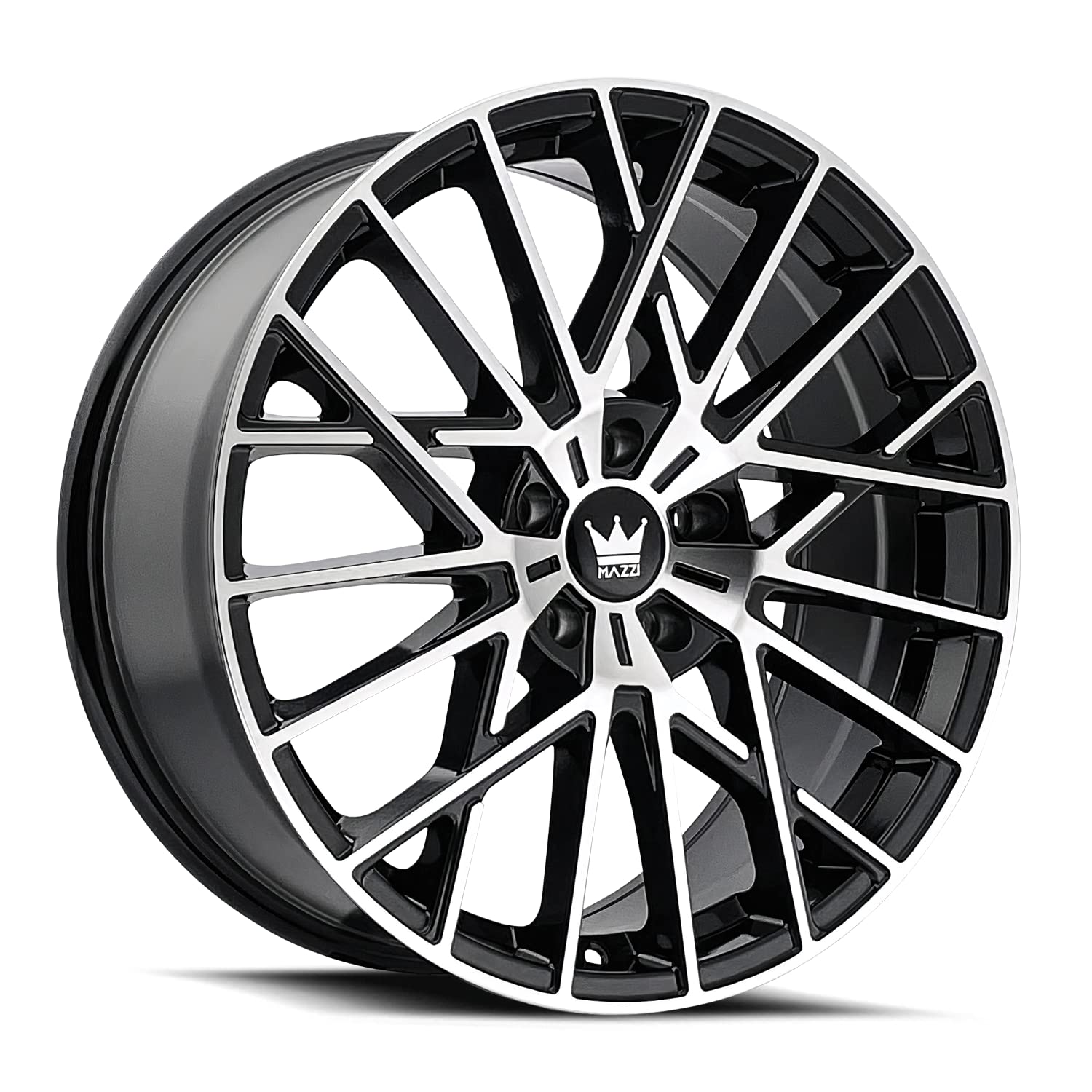 18x8 JINX, Bolt Pattern: 5x4.5/, Offset: 40, BLACK/MACHINED, set of 1