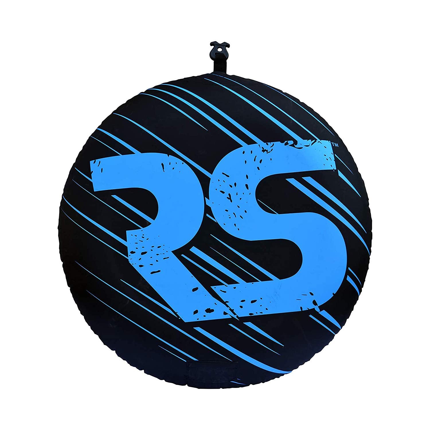 Rave Sports Inflatable Blade Towable Tube, 1 Rider, Unique Skim-Fast Bottom Coating, Nylon Cover, Four Foam-Filled Reinforced Handles, Quick Connect Tow Point, Boat Tubes and Towables, Stable Ride