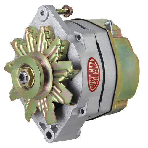 8500 Powermaster Alternator (GM 12SI Natural 100A 1V Pulley w/screens for Marine/Off Road applications), 1 Pack