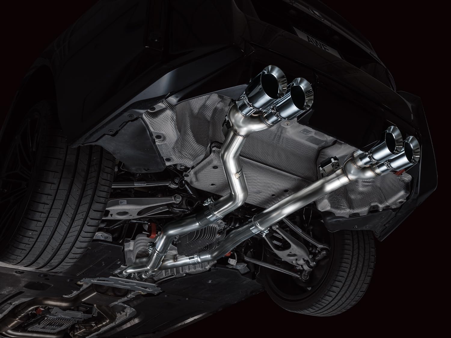 23-24 BMW G87 M2 AWE Tuning Track Edition Exhaust - Chrome Silver Tips