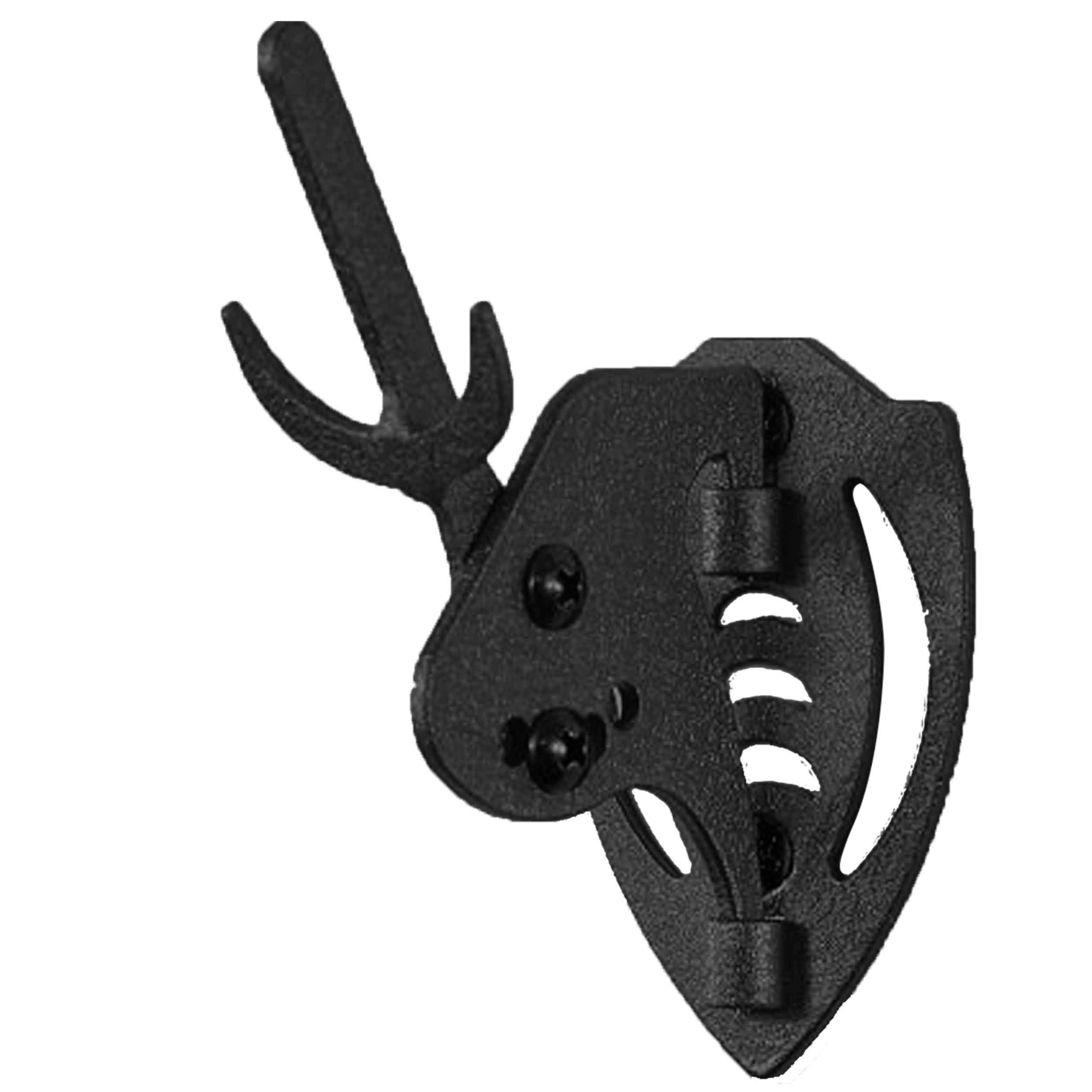 Skull Hooker Skull Hanger Mini Hooker - Perfect Kit for Hanging and Mounting Taxidermy Bear, Small Deer, Pronghorn, and Other Smaller Skulls for Display, Graphite Black