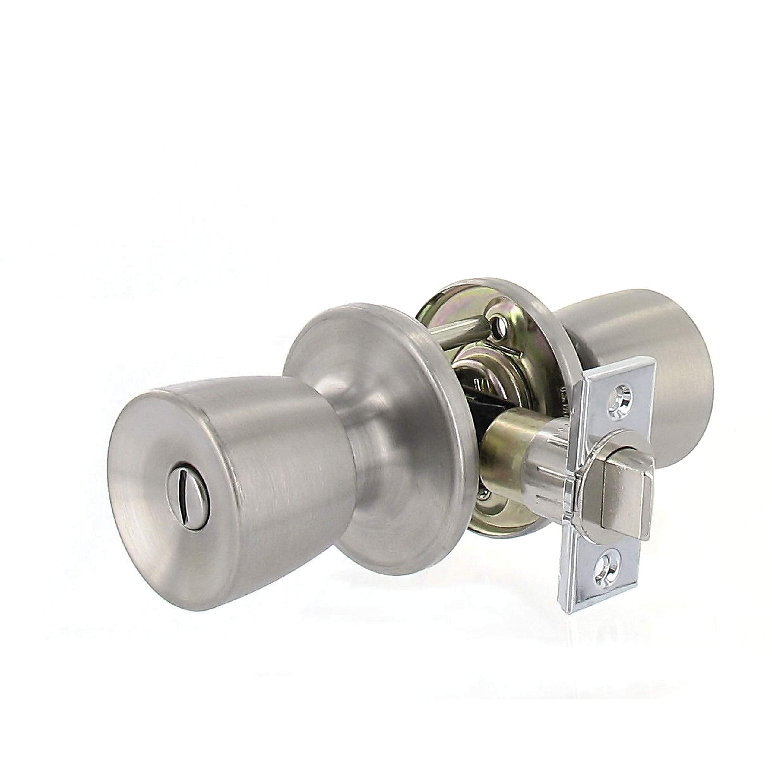 Bathroom/Bedroom Privacy Lock Valterra L32CS100 - Knob x Knob Stainless Steel