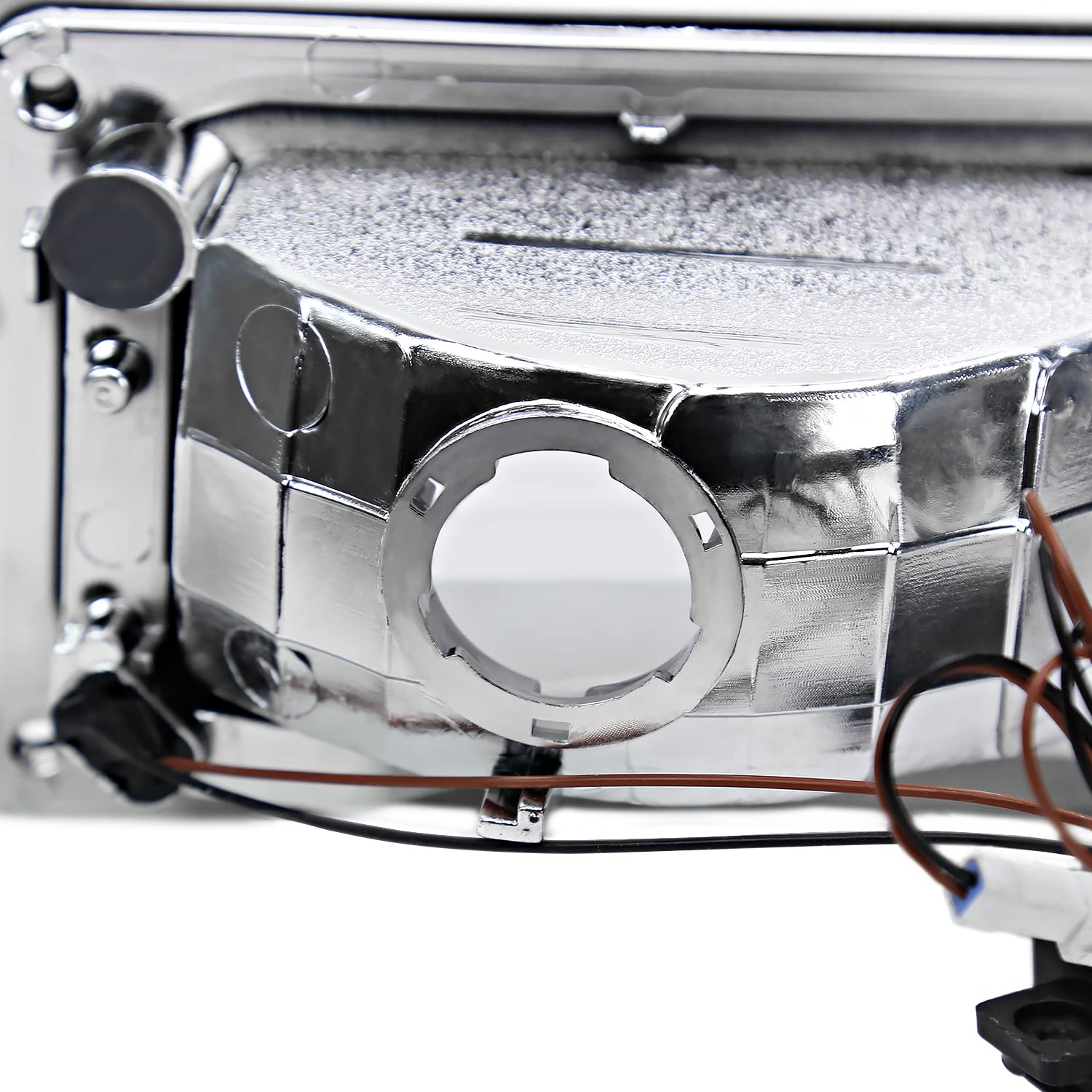Chrome LED Bumper Lights SPEC-D TUNING Signal Lamps Compatible with 1988-1999 GMC C/K Chevy C10 1500 2500