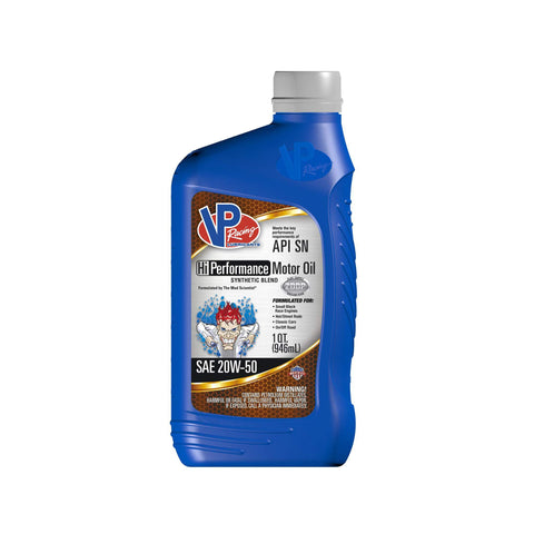 20W 50 VP Racing Fuels High Performance Synthetic Motor Oil Quart