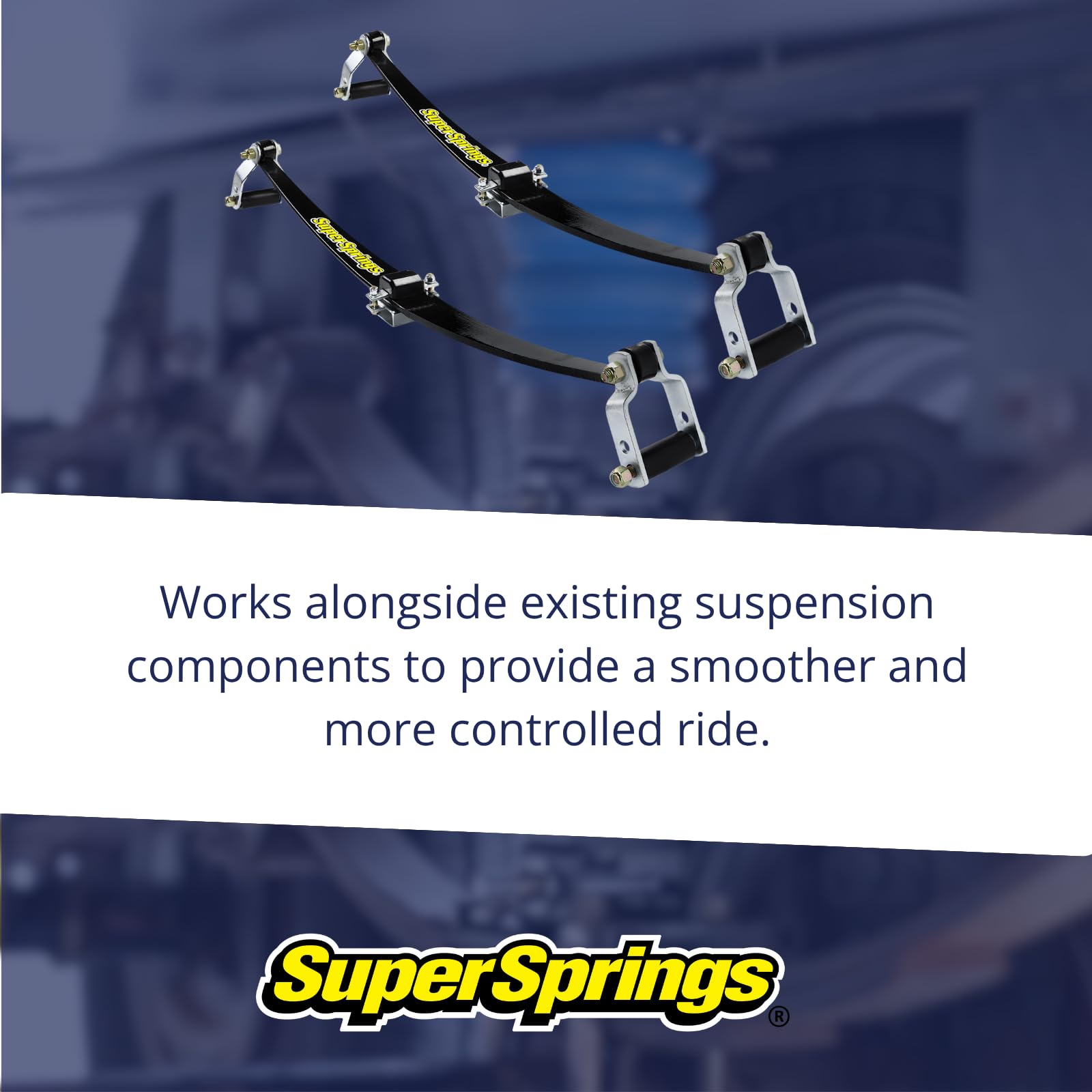 SuperSprings SSA19 for Toyota Tacoma, Black