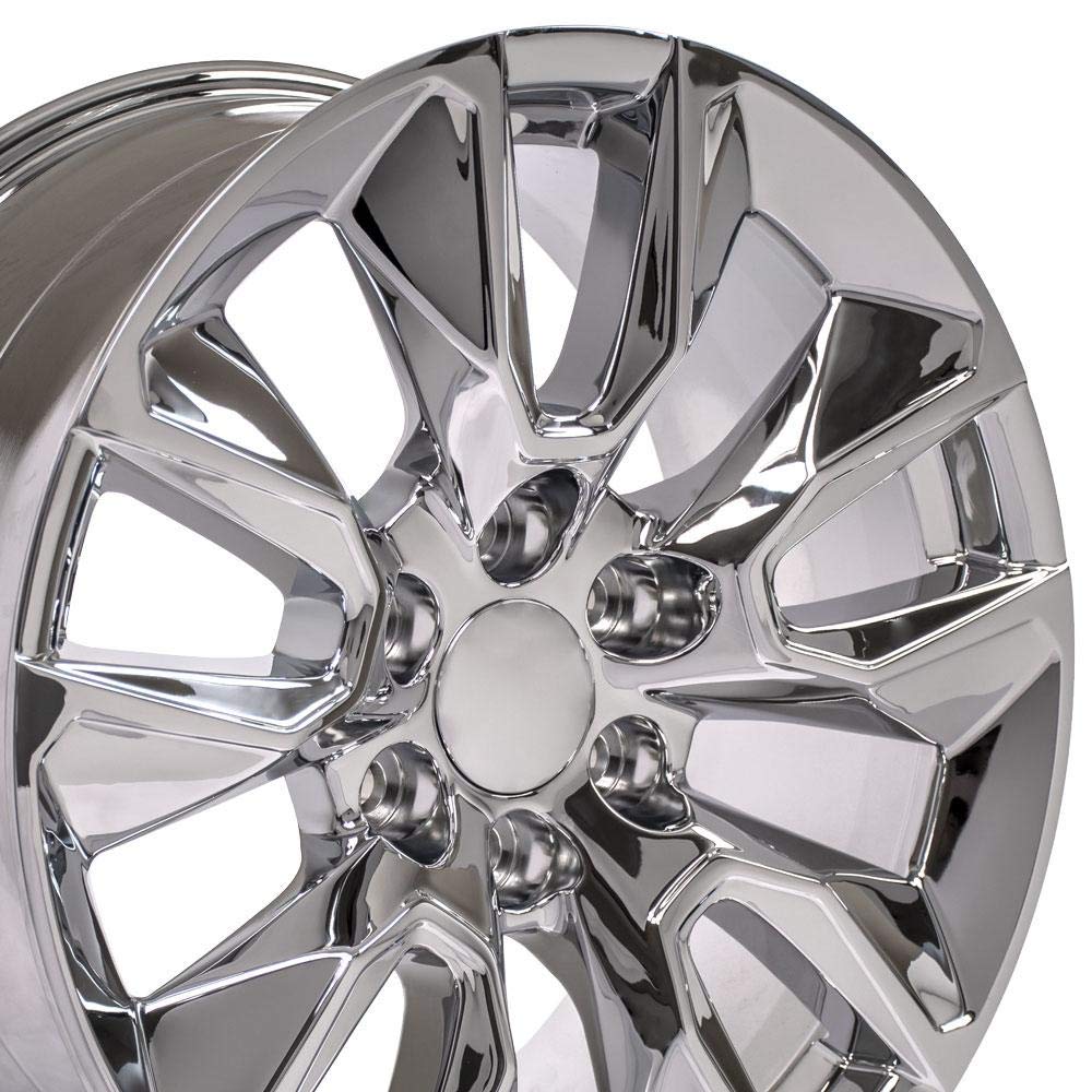 20 Inch OE Wheels CV32 Rim Fits Silverado 1500 RST Style 6x139.7 20x9 Chrome - Hollander 5916 (1)
