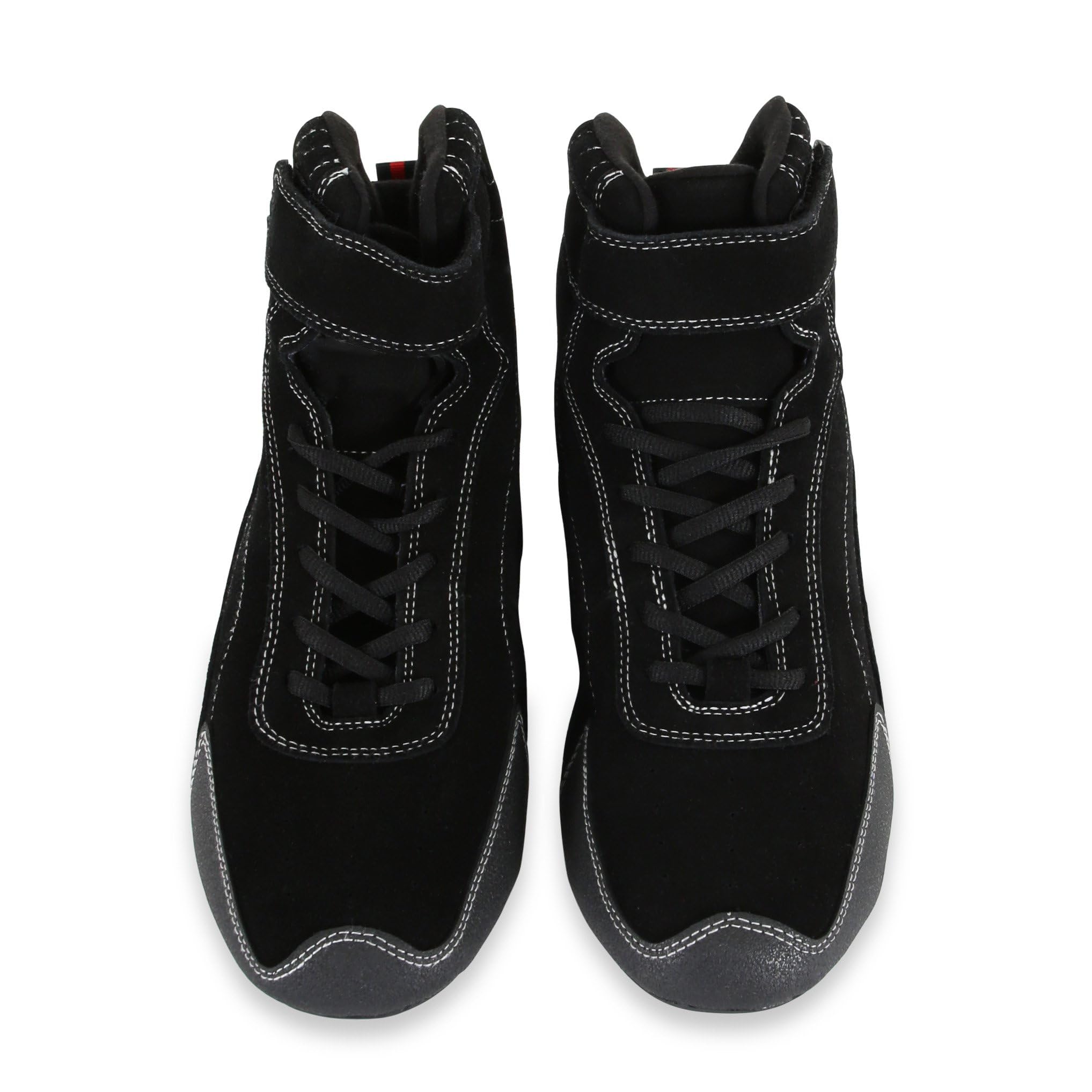 Turbine Shoes Simpson Racing for Adult Racers, Men's 7.5, TU750BK, Black, Auto Racing, SFI 3.3/5 Certified, Nomex Fire-Retardant Lining