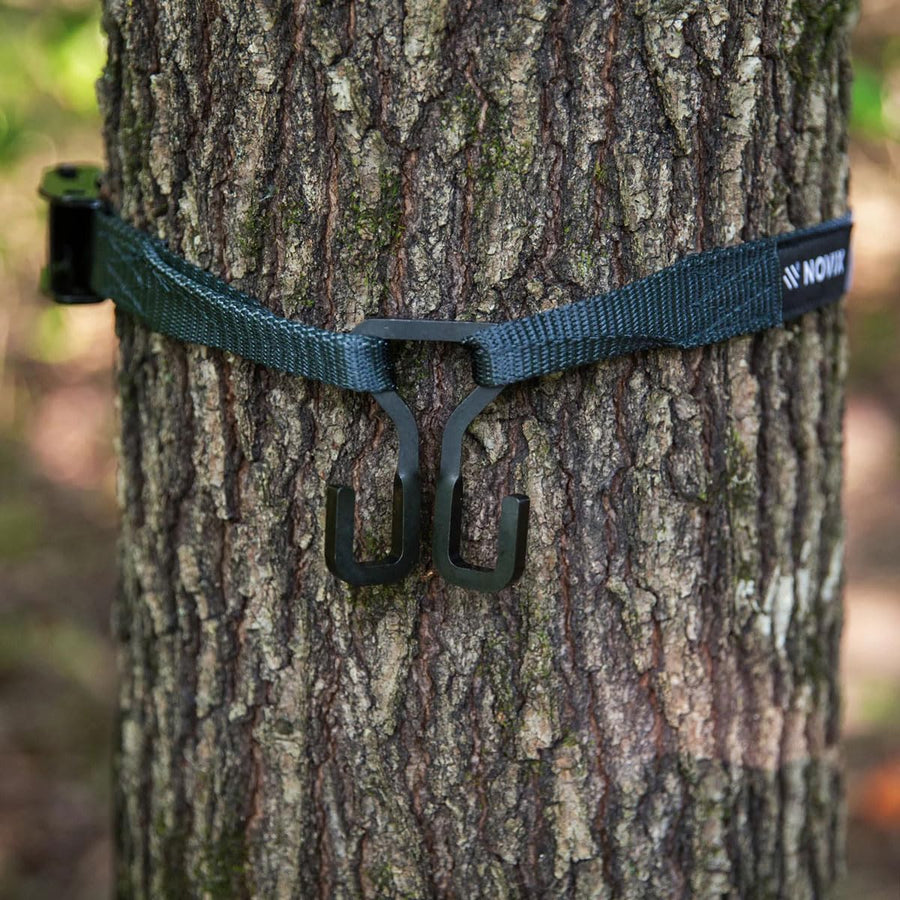 Novix E-Z Hang Hook Version 2.0 & Strap - The Perfect Tool for Hunters to Hang Any of Their Novix Treestands