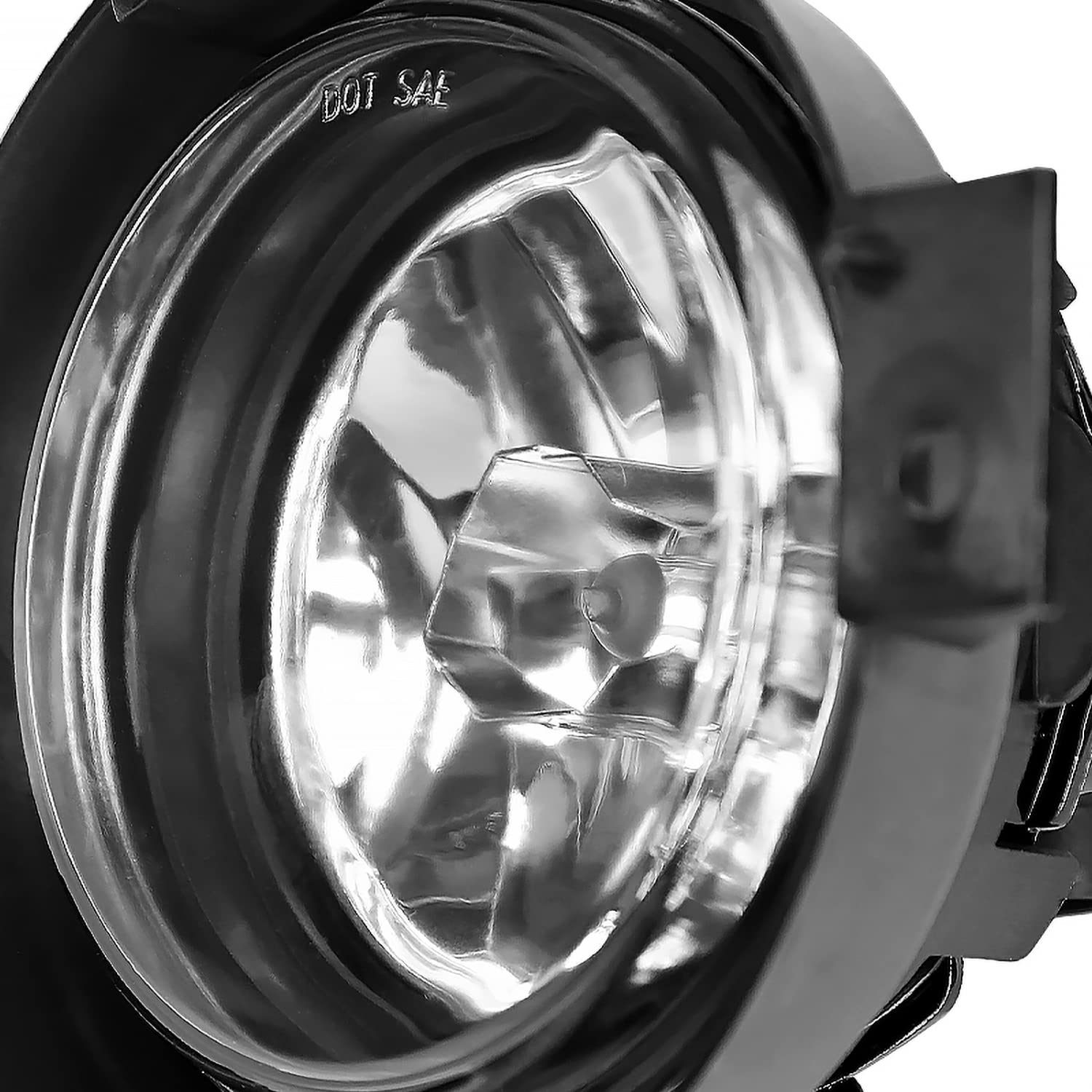 Fog Lights SPEC-D TUNING Chrome w/Bulbs Compatible with 2001-2003 Ford Ranger, L+R Pair Assembly