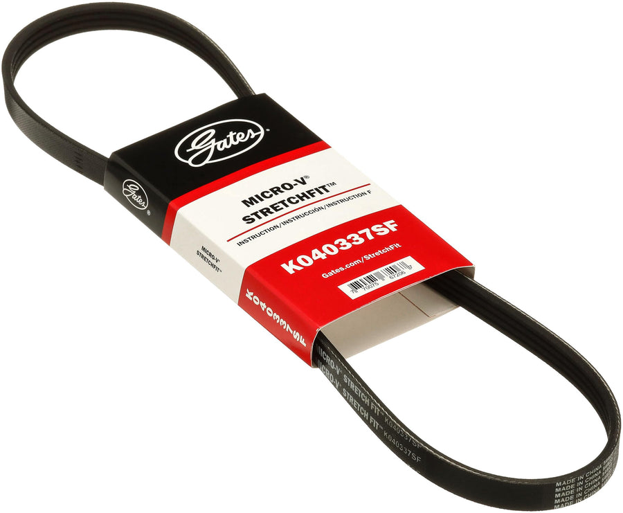 Gates Stretch Fit K040337SF Micro-V Serpentine Drive Belt