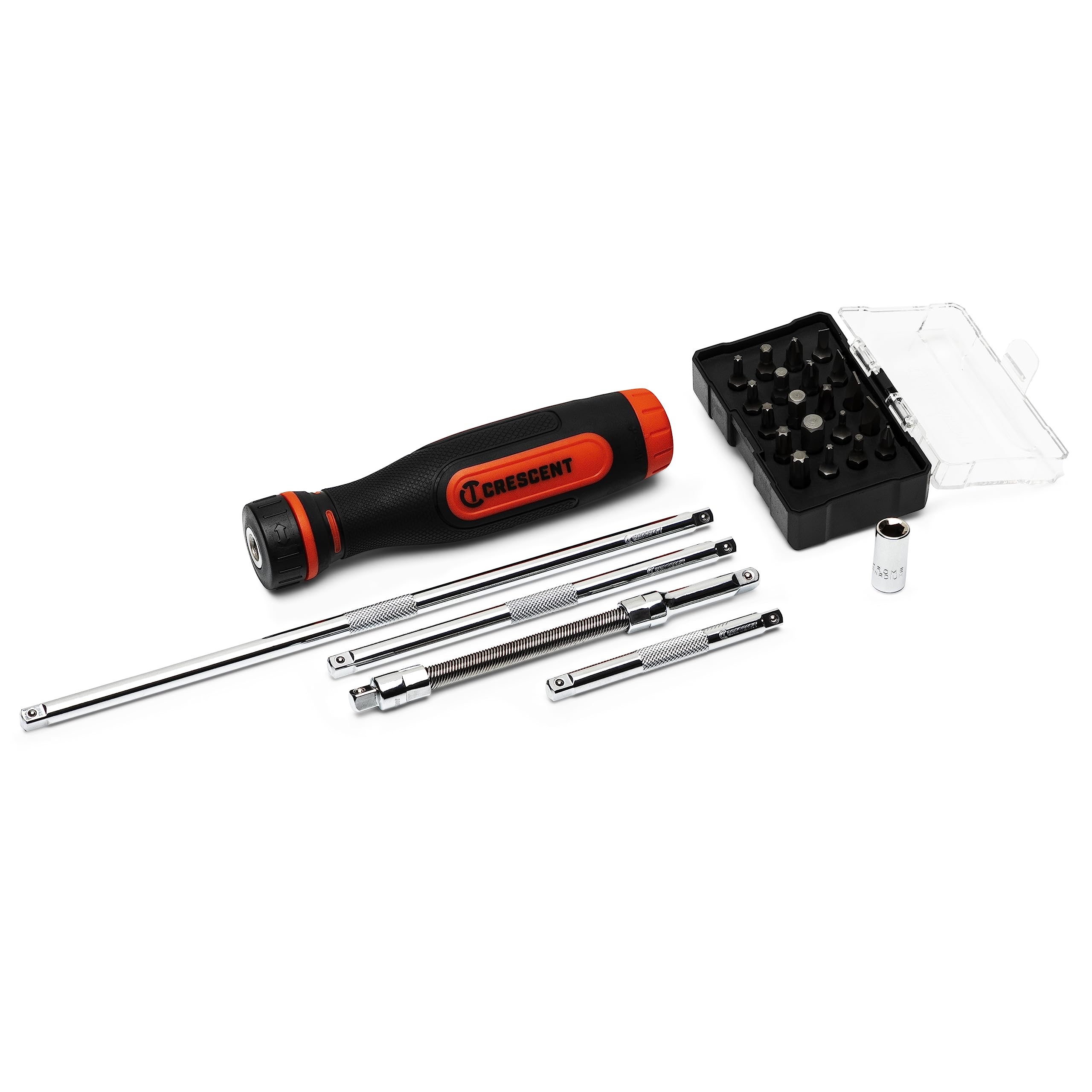 26 Piece Crescent Ratcheting Bit Driver Set - CRBSDS26PC