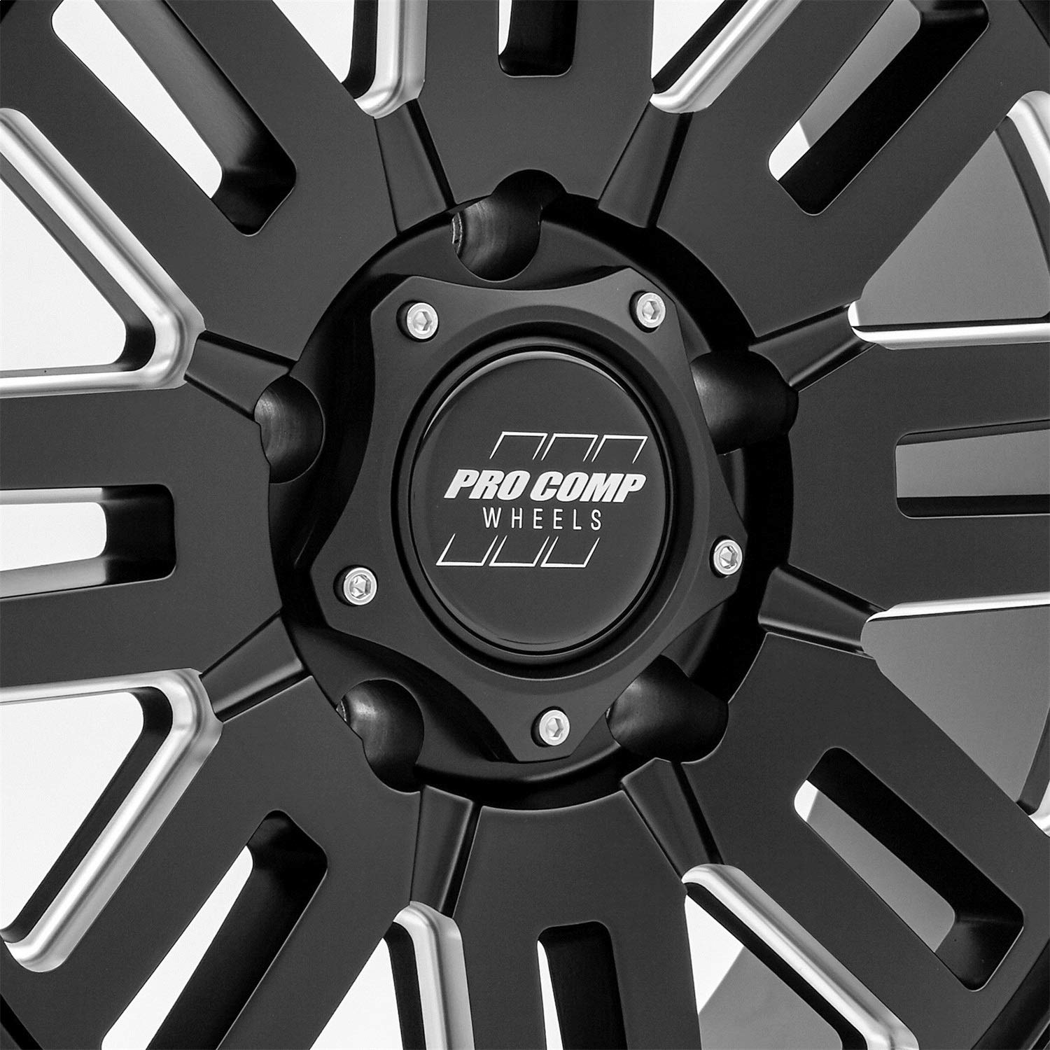 Cognos Pro Comp Wheels Black Wheel with Painted (18 x 9. inches /5 x 5 inches, 0 inches Offset)
