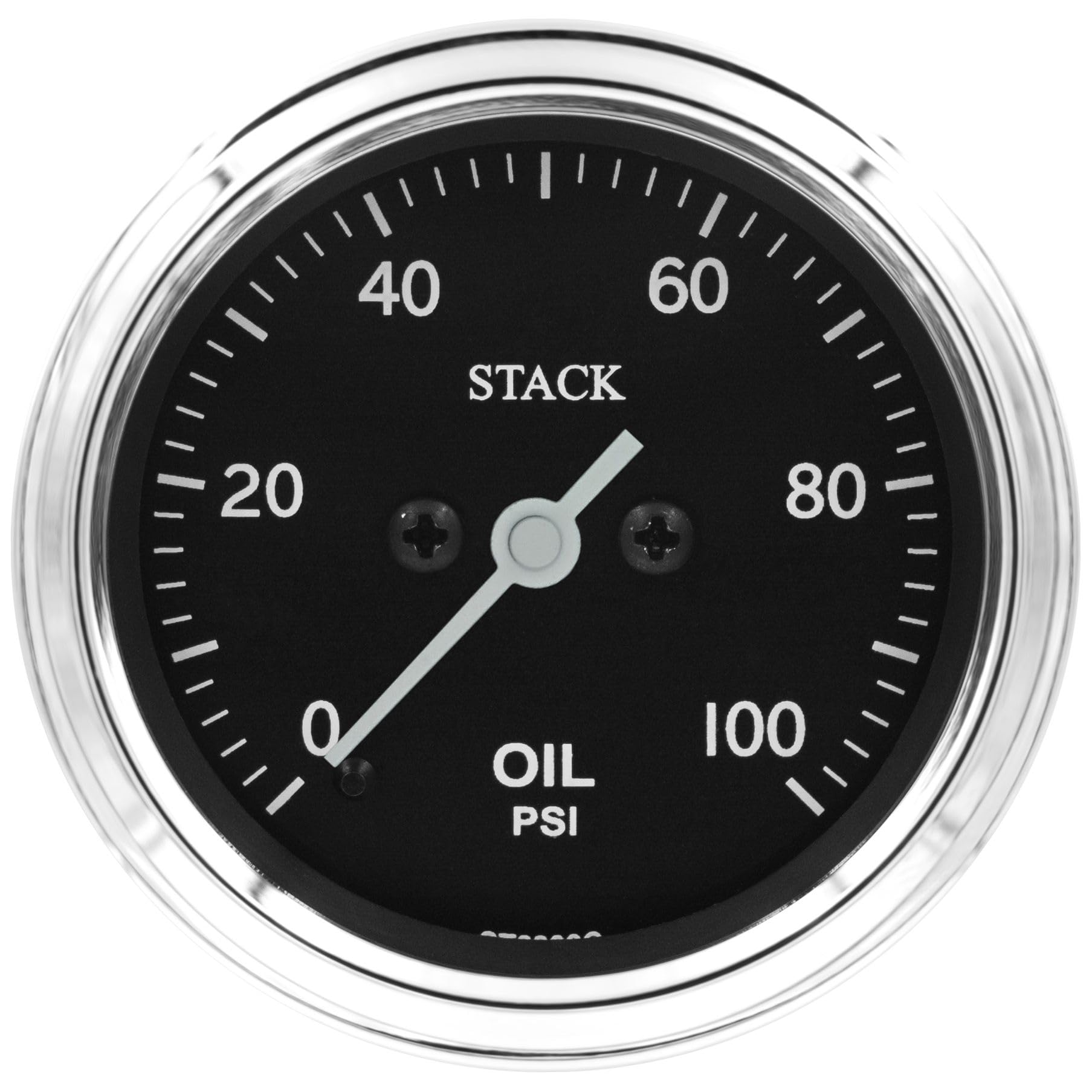 AutoMeter Gauge ST3302C, Oil Press, Pro Stepper Motor, 52Mm, Classic, 0-100Psi, 1/8" Nptf Male